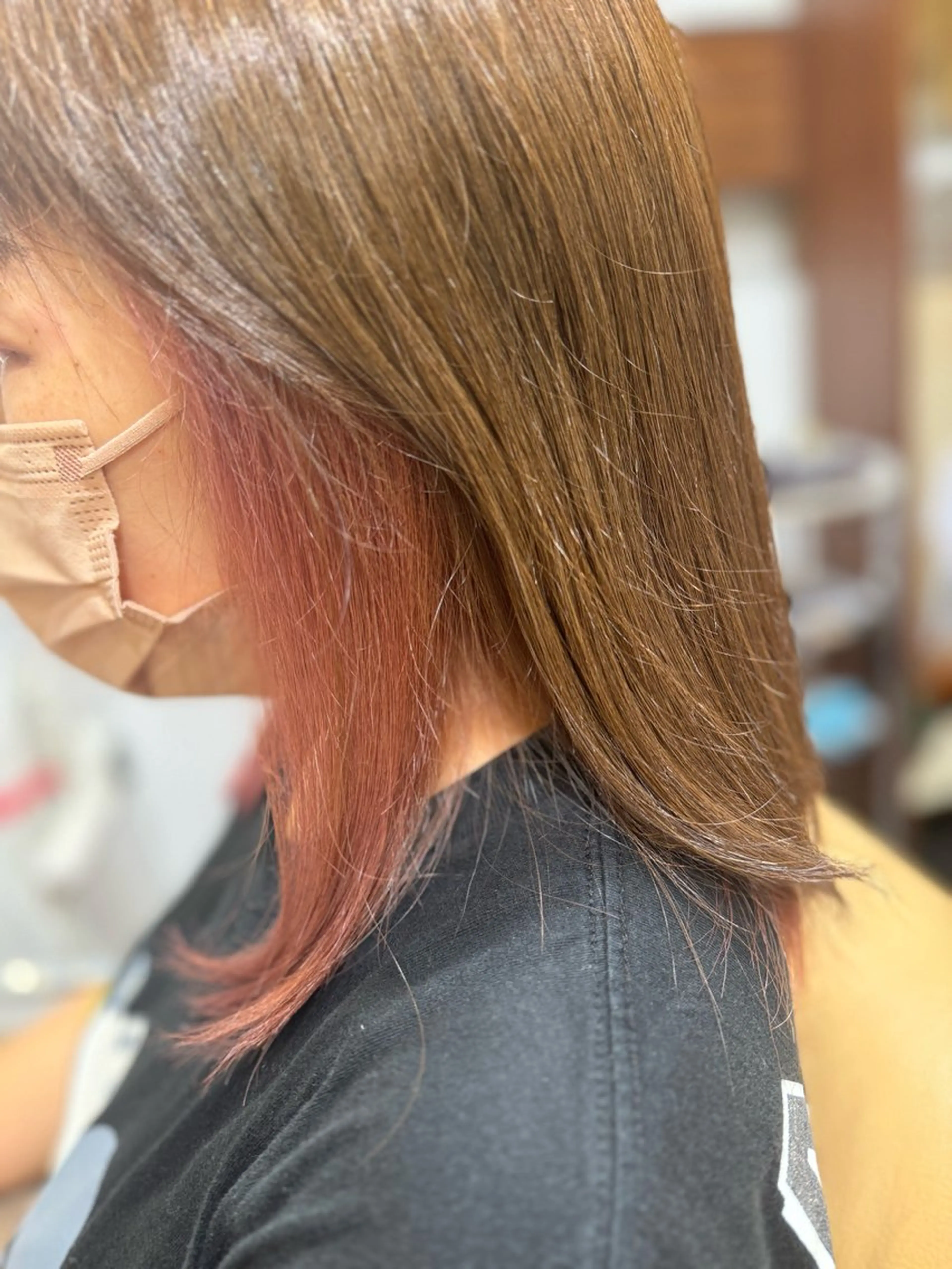 ミディアム カラー ブリーチ moana大宮所属・mio ☆のヘアスタイル