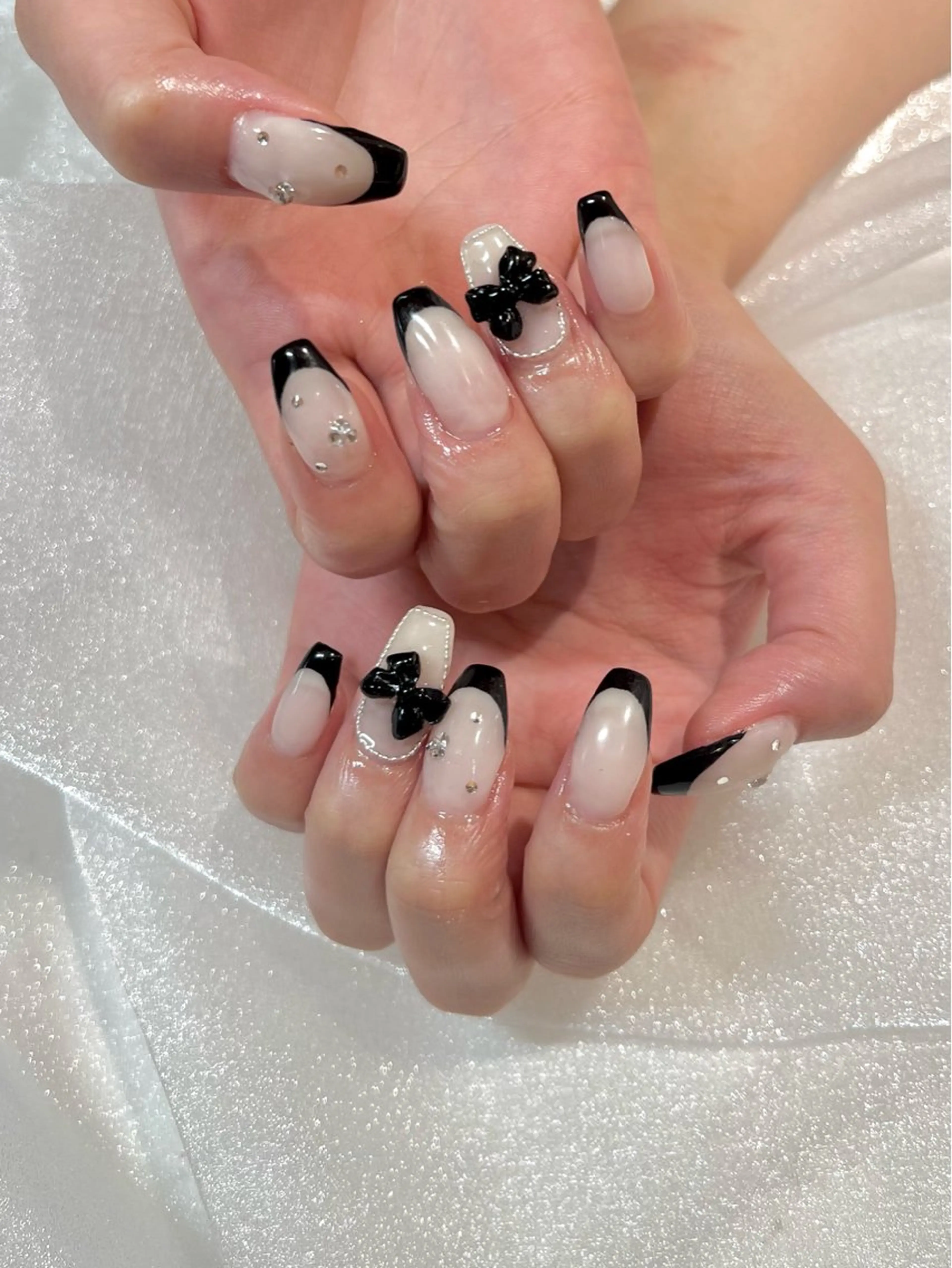 ネイル リボン ハンドネイル earth宇都宮. 柏崎のネイルデザイン