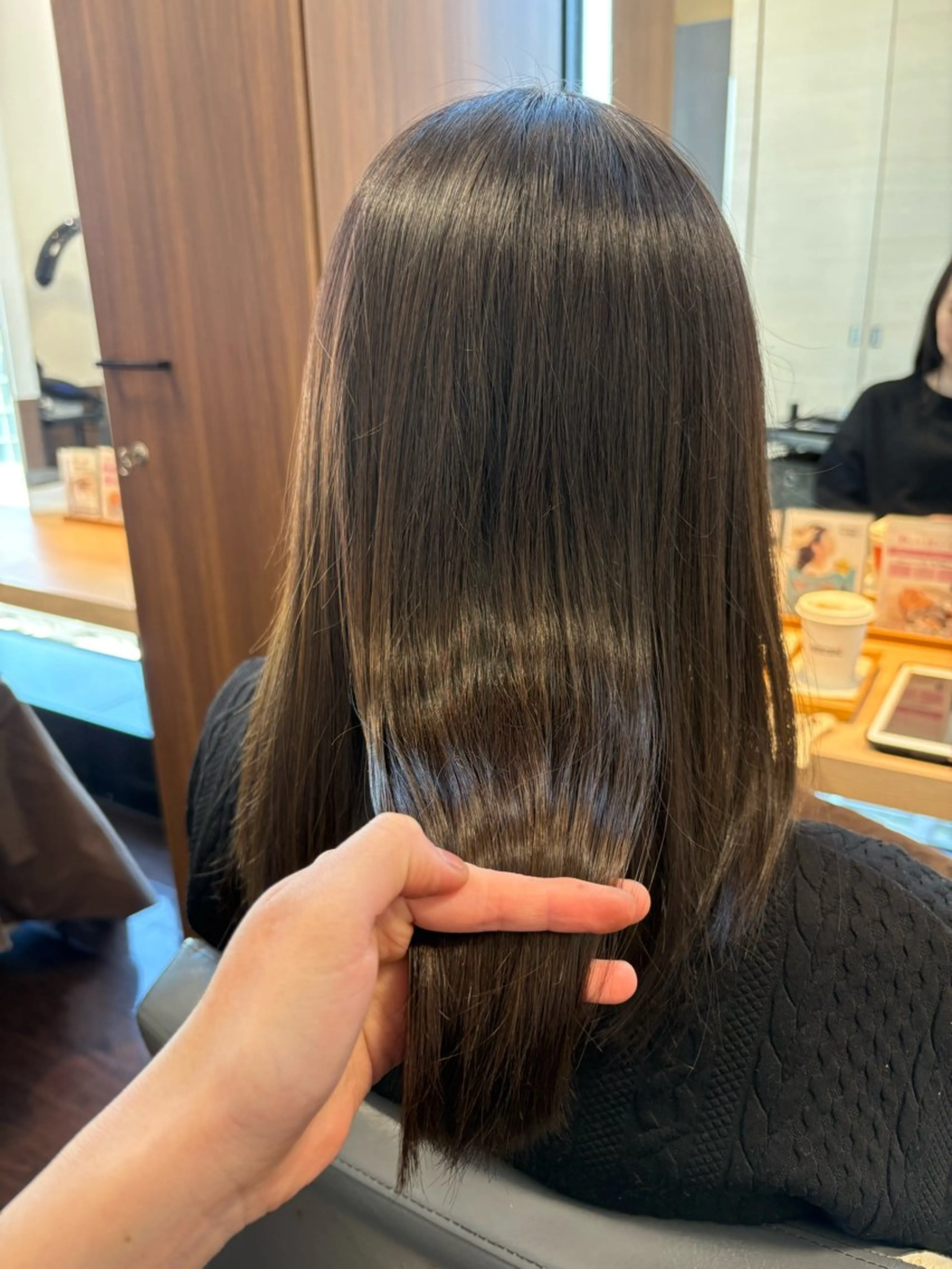 セミロング カラー 小池 穂果/ 府中のヘアスタイル