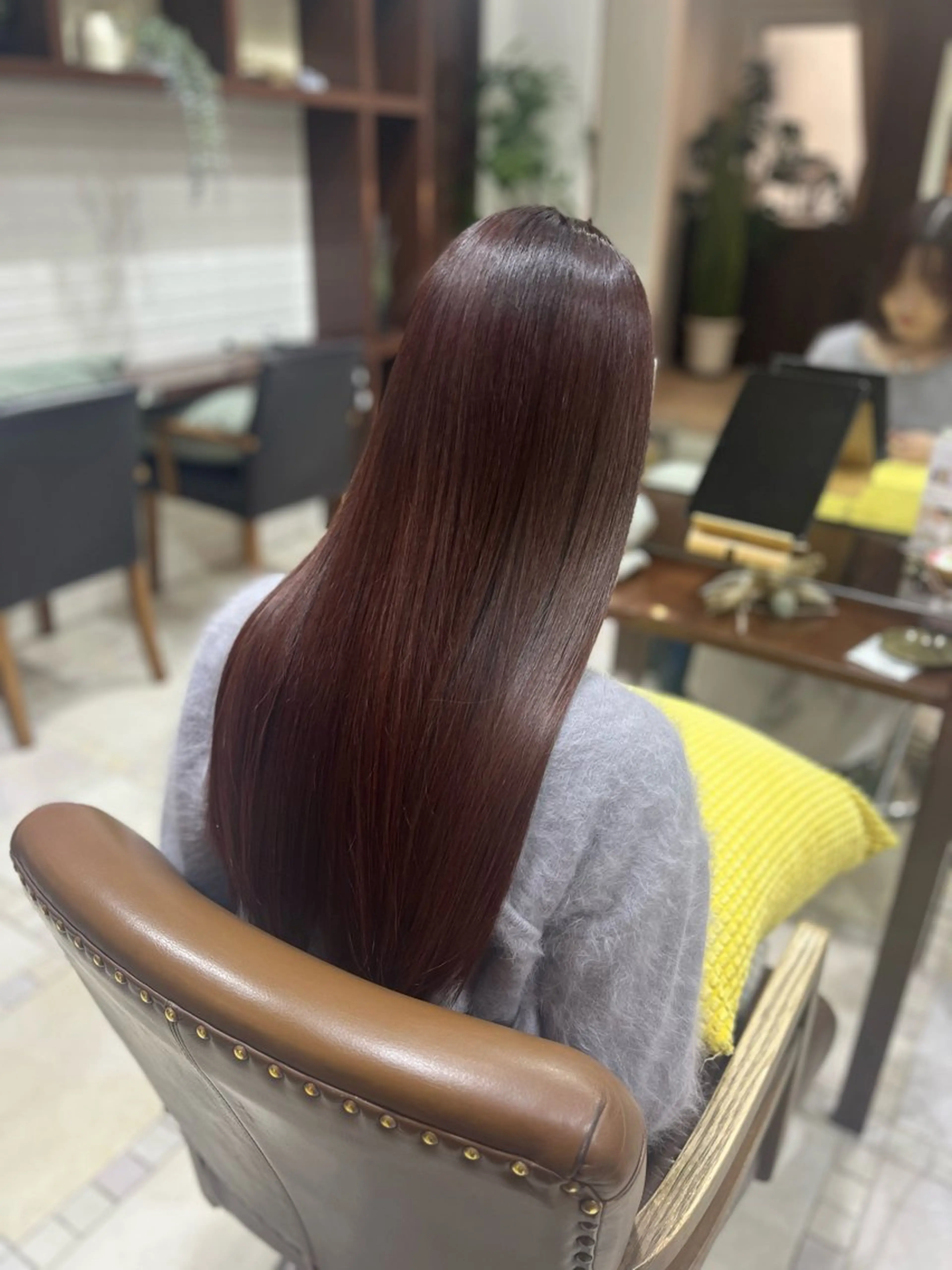 ロング カラー カット ヘアカラー トリートメント 透明感カラー／ 艶感カラー／RAMUのヘアスタイル