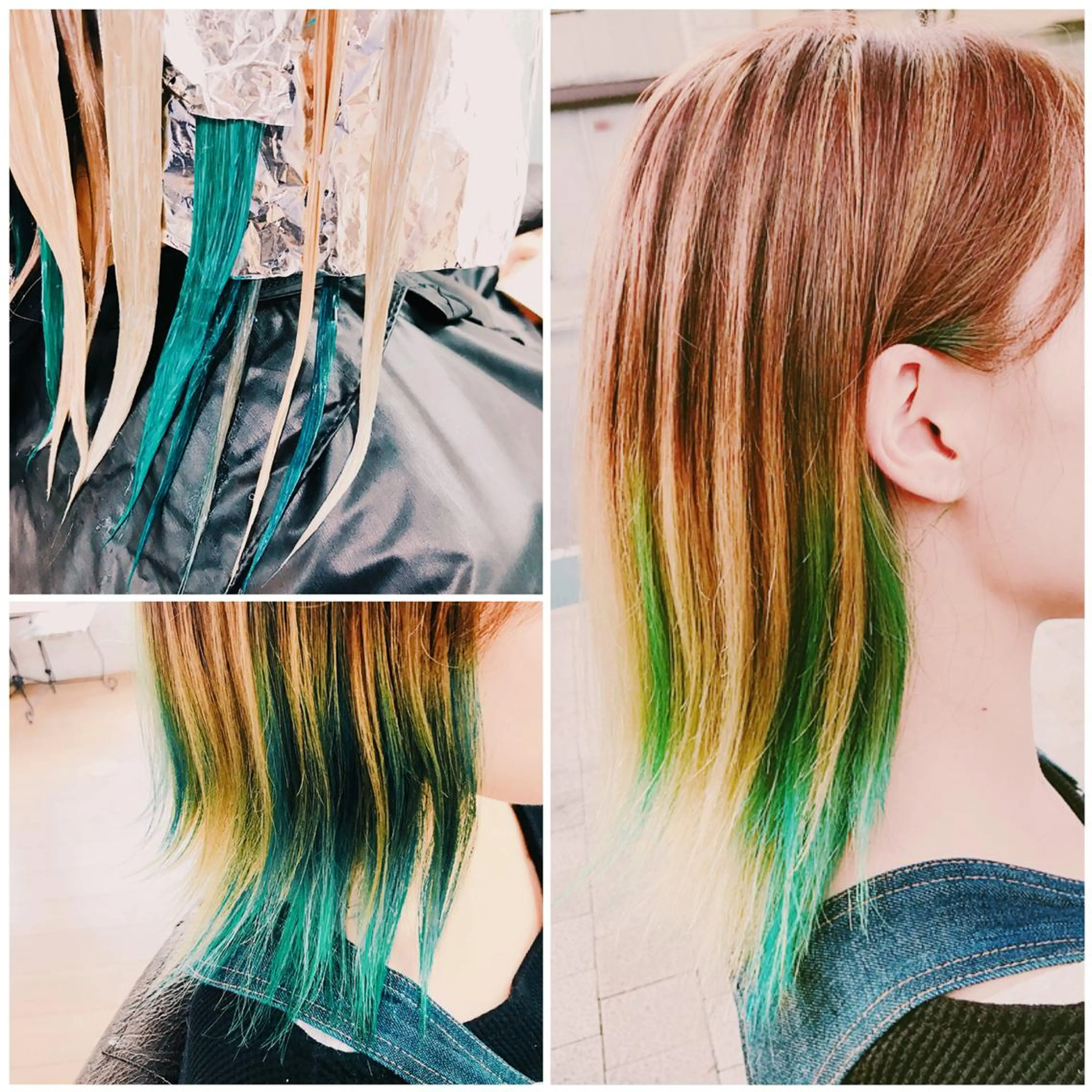 カラー ブリーチ カット ヘアカラー トリートメント R ri R takagiのヘアスタイル