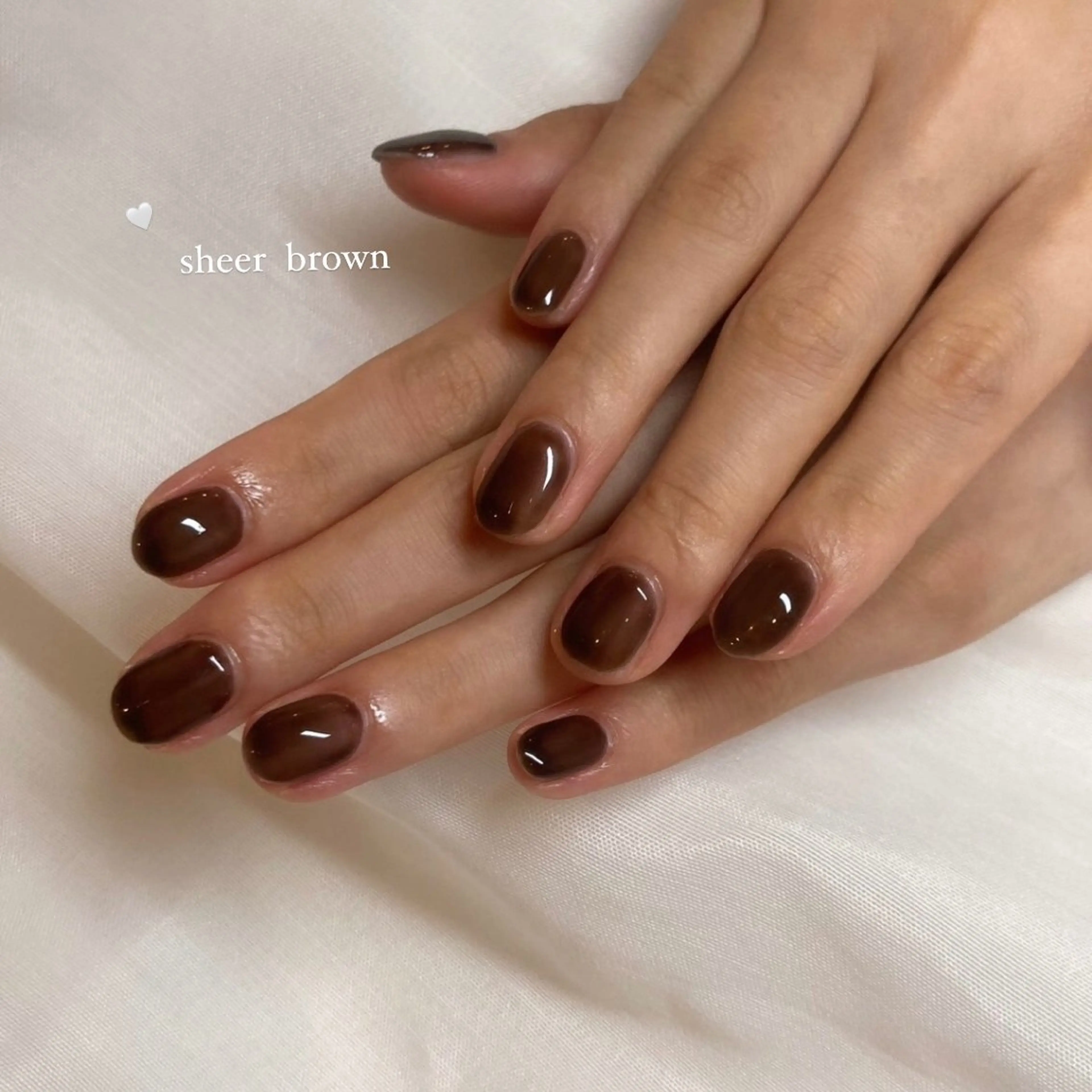 ネイル ブラウン Rich+nail Mayuのネイルデザイン