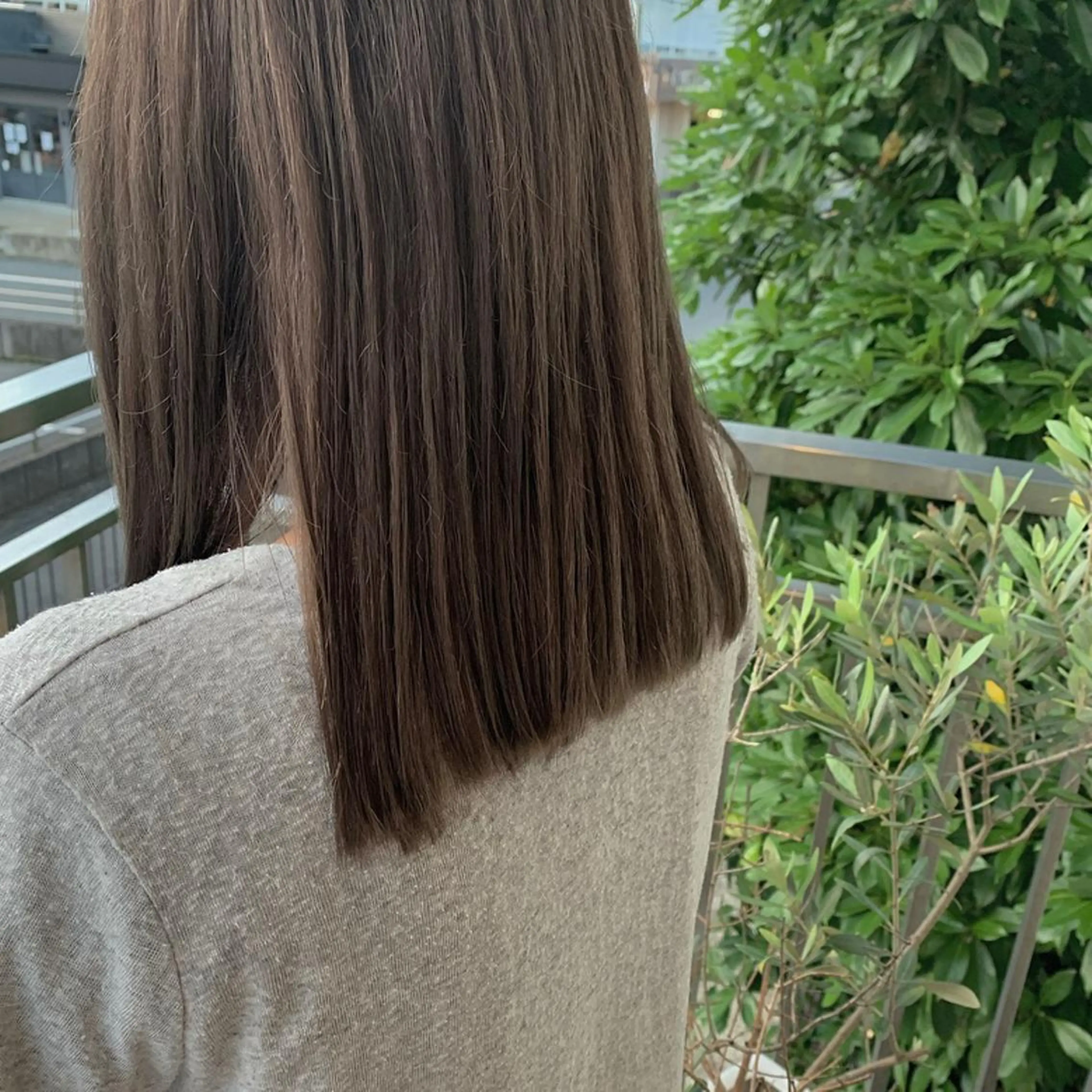 ミディアム カラー ヘアアレンジ アクアカラー ブリーチ トリートメント 🧸 サトウサクネ🧸のヘアスタイル