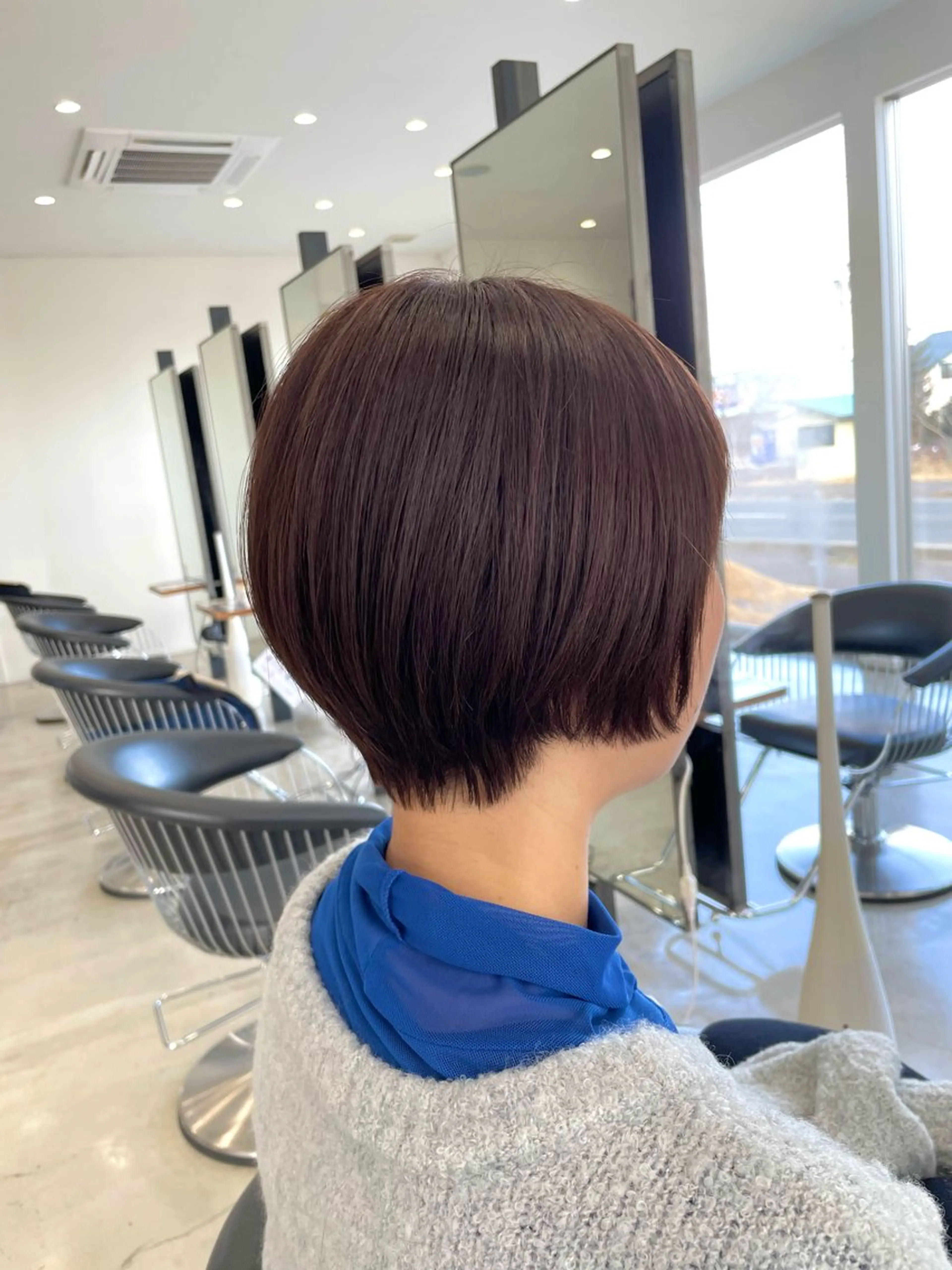 ショート くびれヘア カット 芳賀 風斗のヘアスタイル