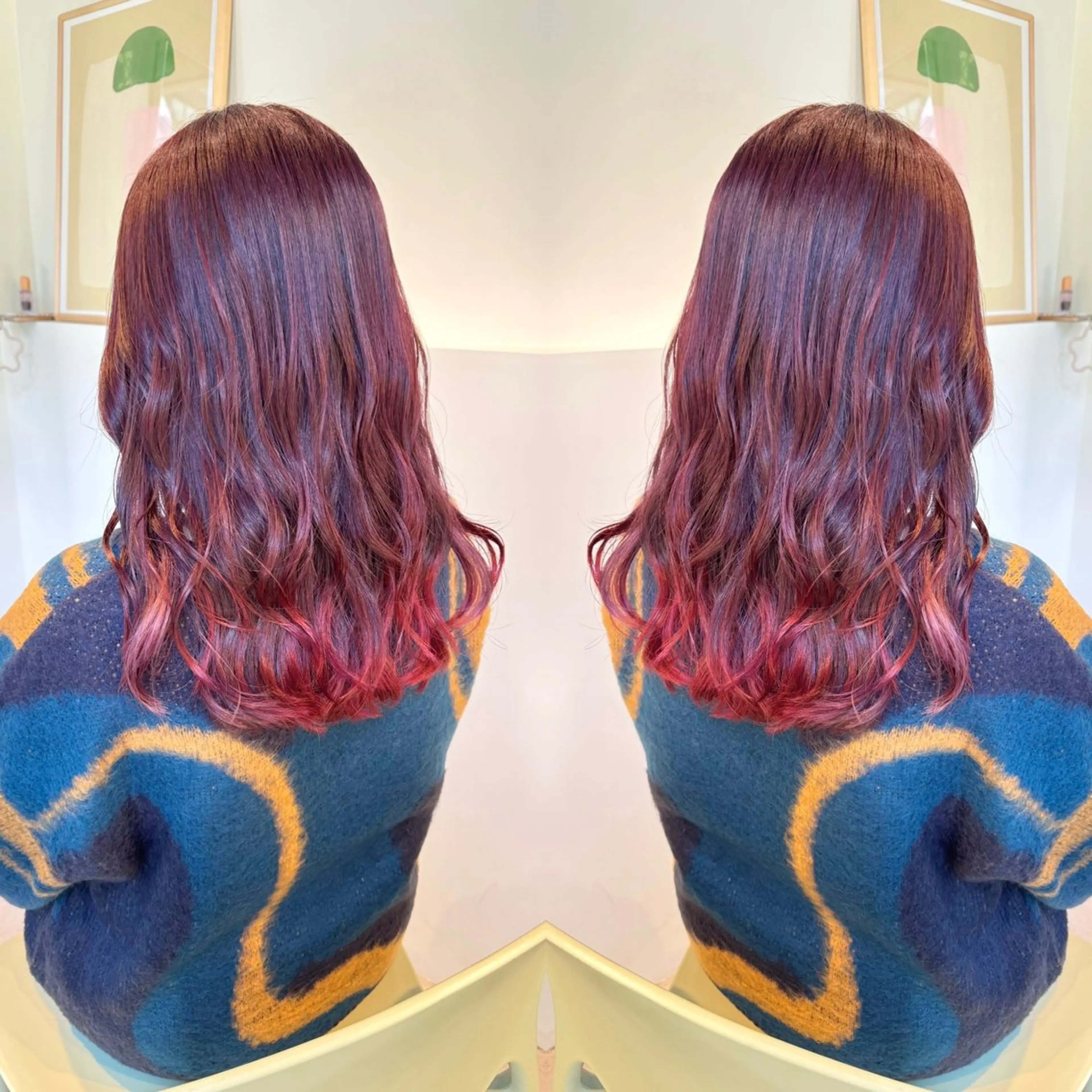 ロング カラー 切りっぱなしボブ ショートボブ アッシュ ベージュカラー グレージュ 髪質改善マスター 長尾勇弥/梅田中津のヘアスタイル