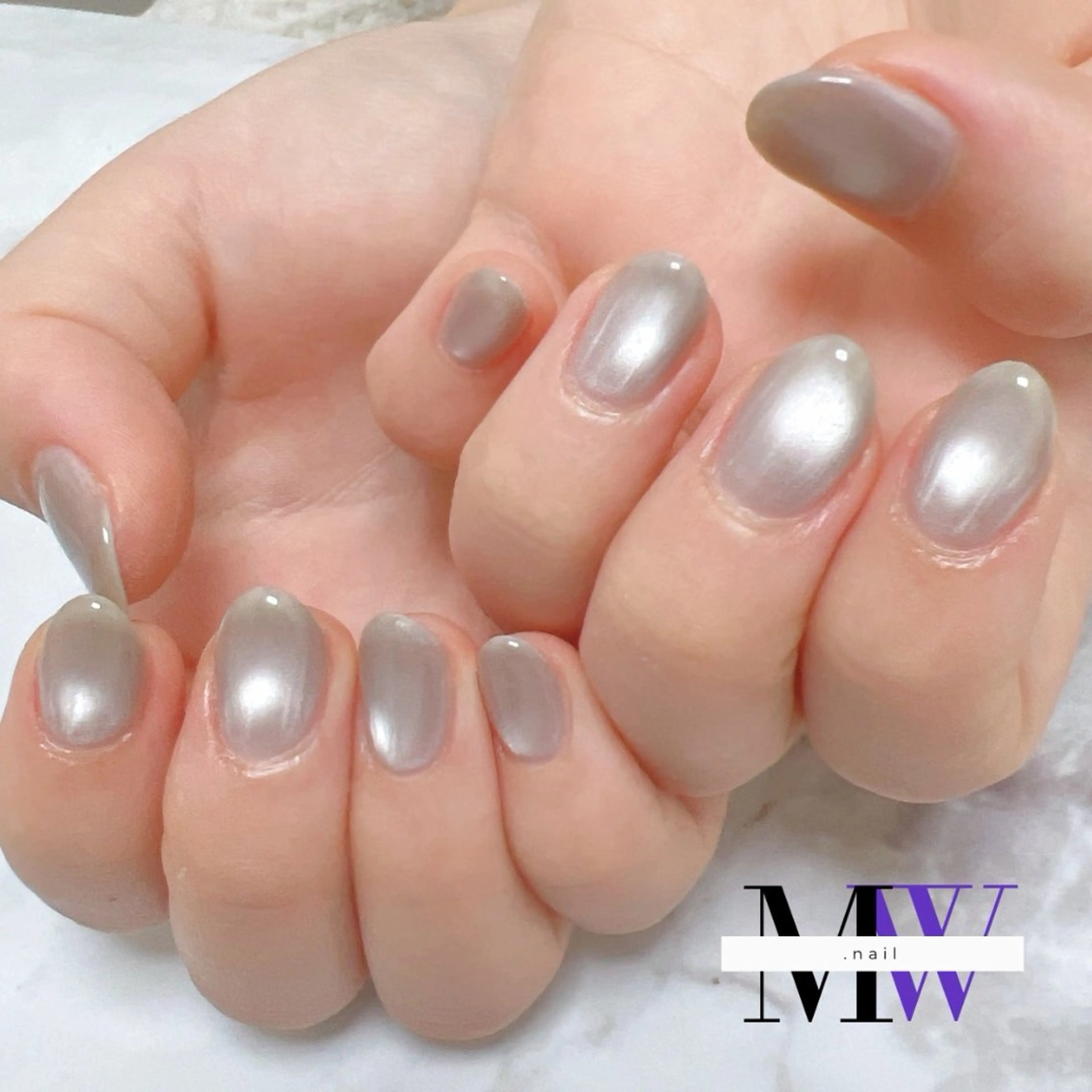 ネイル マグネットネイル ハンドネイル MW .nailのネイルデザイン