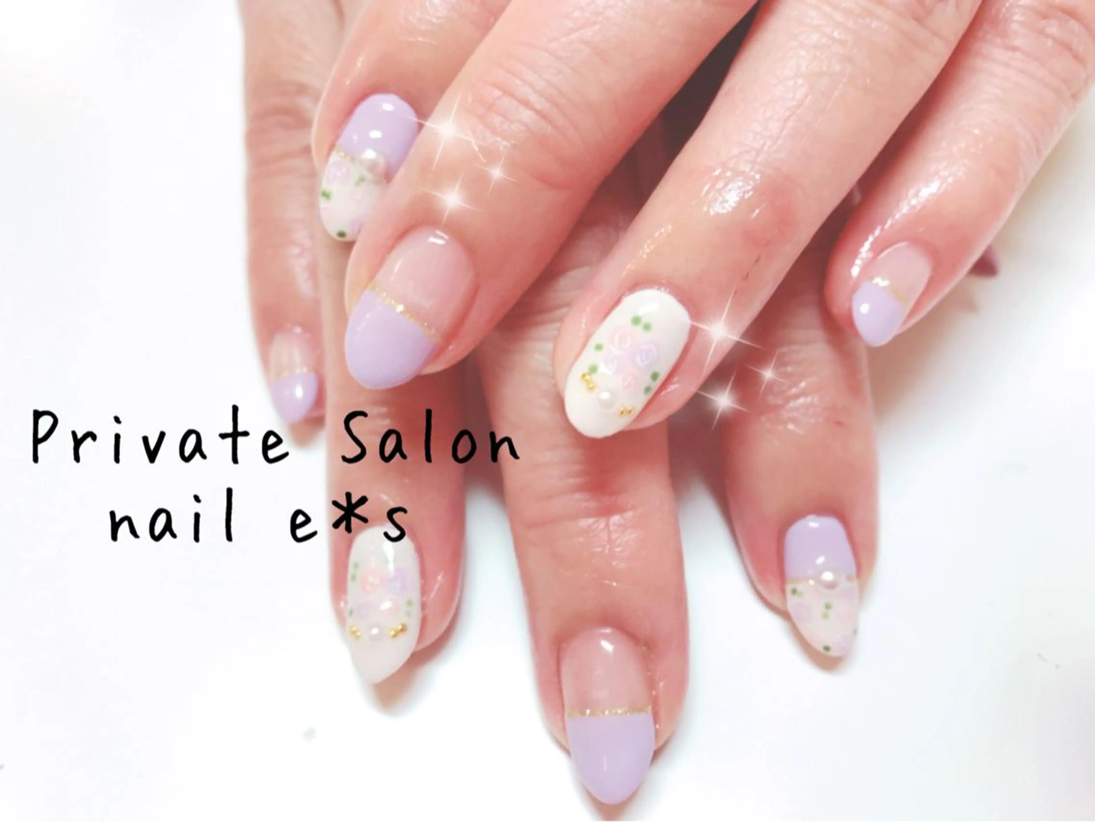 ネイル ハンドネイル サロン ド イロハ所属・サロンドイロハ e.satoのネイルデザイン