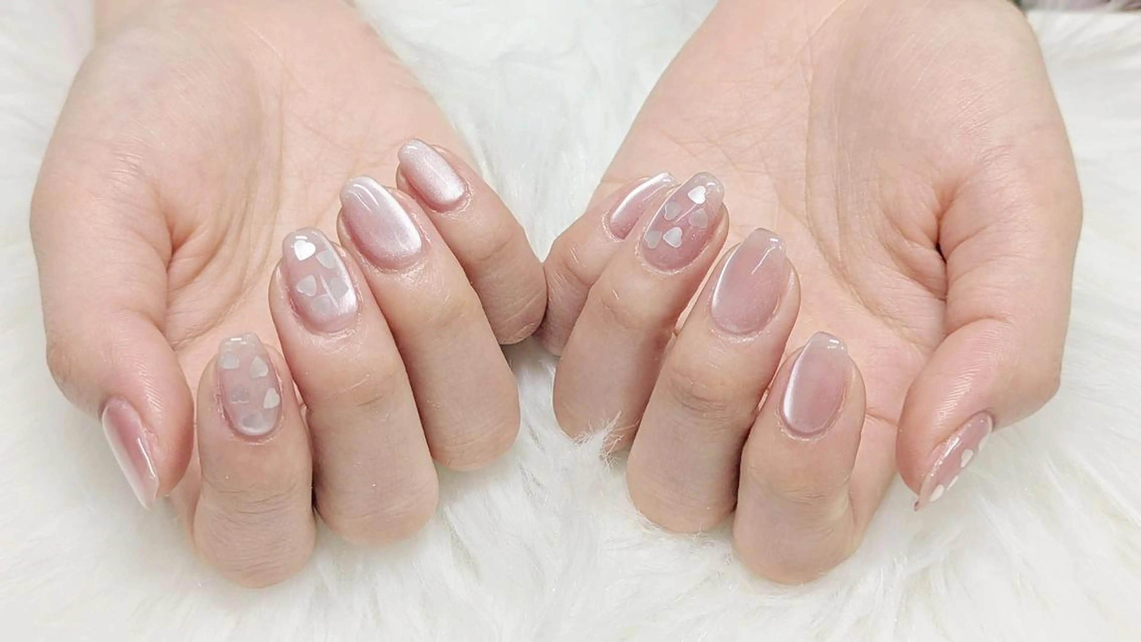 ネイル 長さ出し ジェルネイル マグネットネイル 持ち込み パラジェル ハンドネイル リラネイル すみれのネイルデザイン