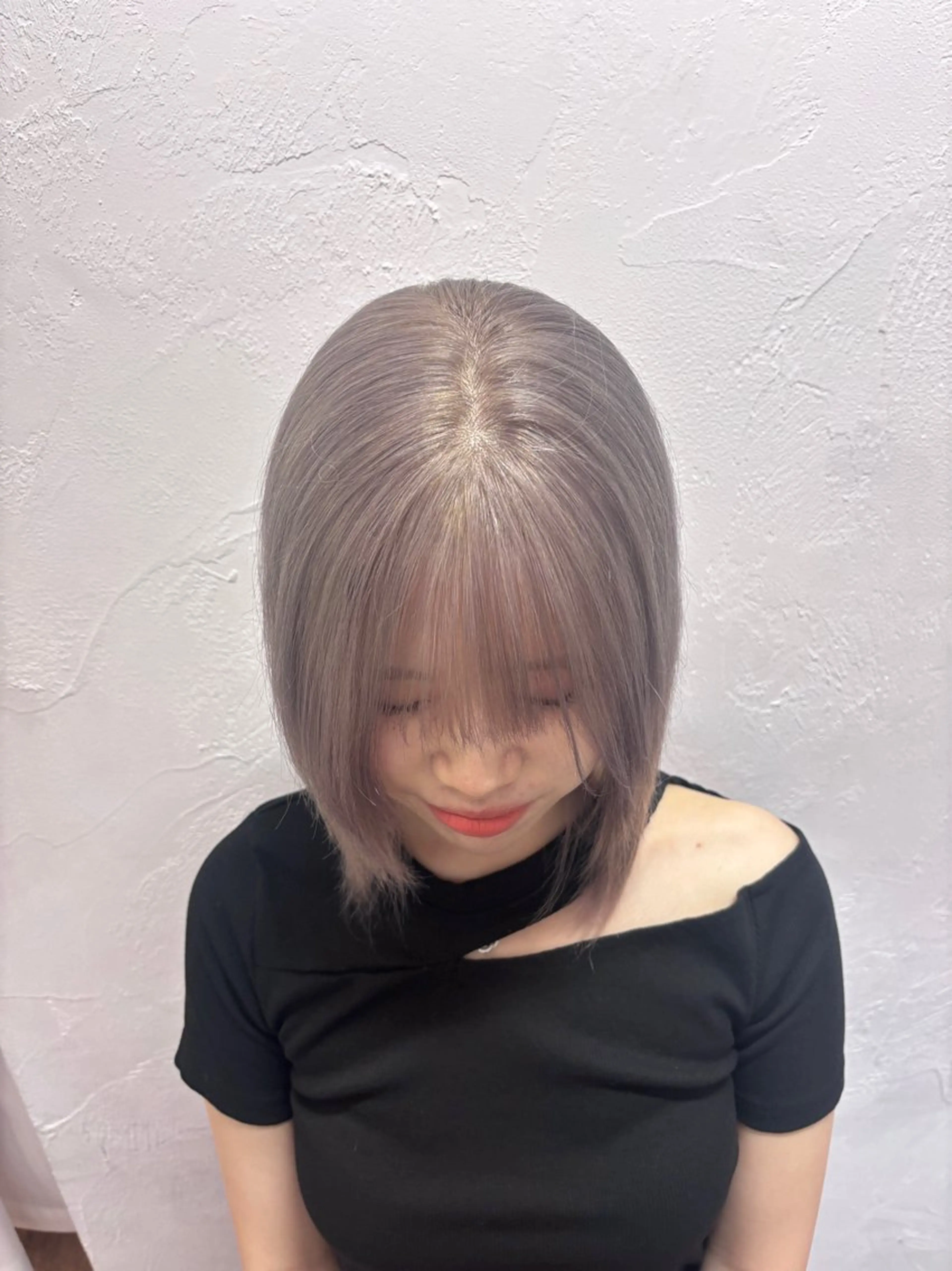 カラー 透明感カラー ラベンダーカラー ノボリ モネ ／ Lomaliaのヘアスタイル