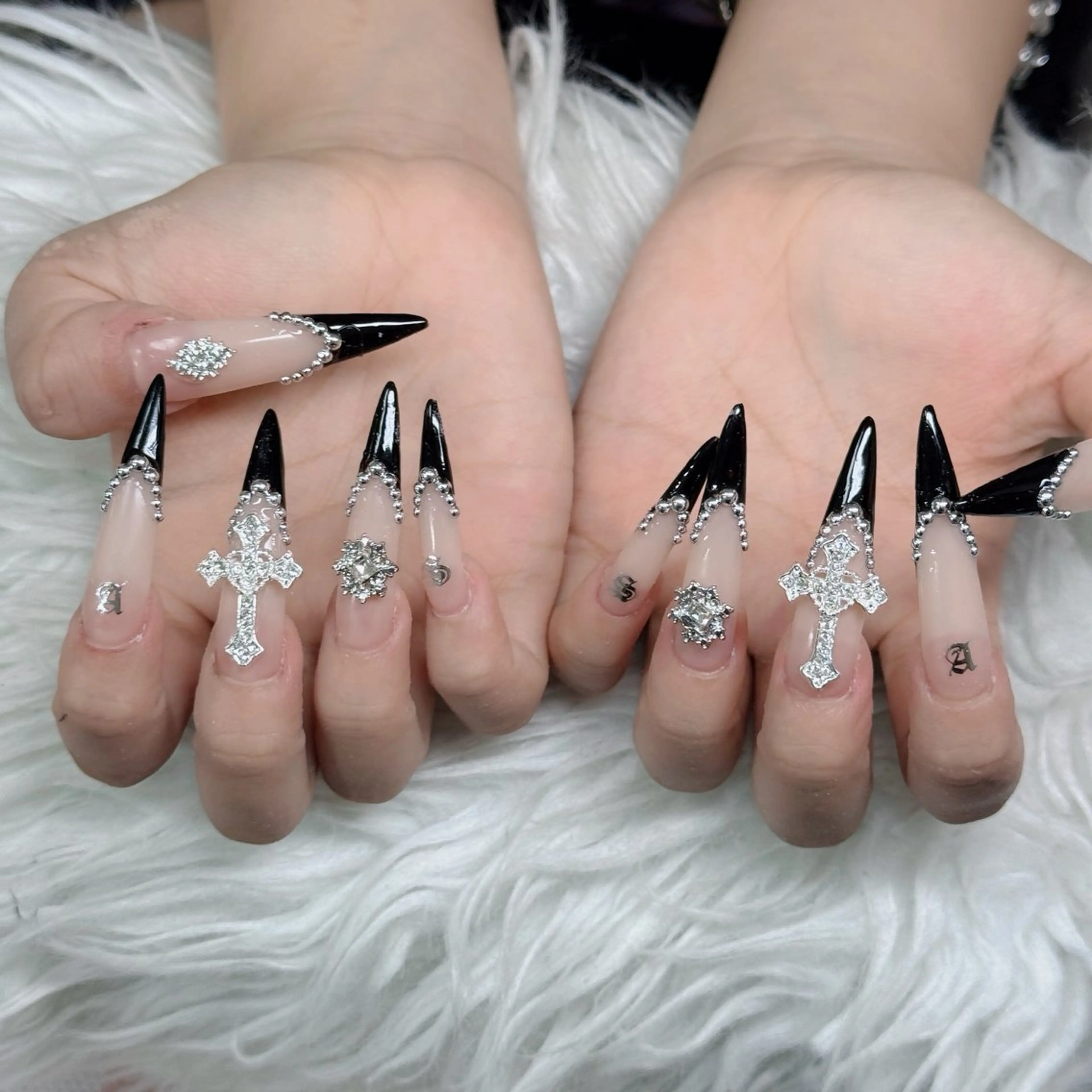 ネイル フットネイル フレンチネイル グラデーション 韓国ネイル ロングネイル ハンドネイル Hani Nail Salonのネイルデザイン