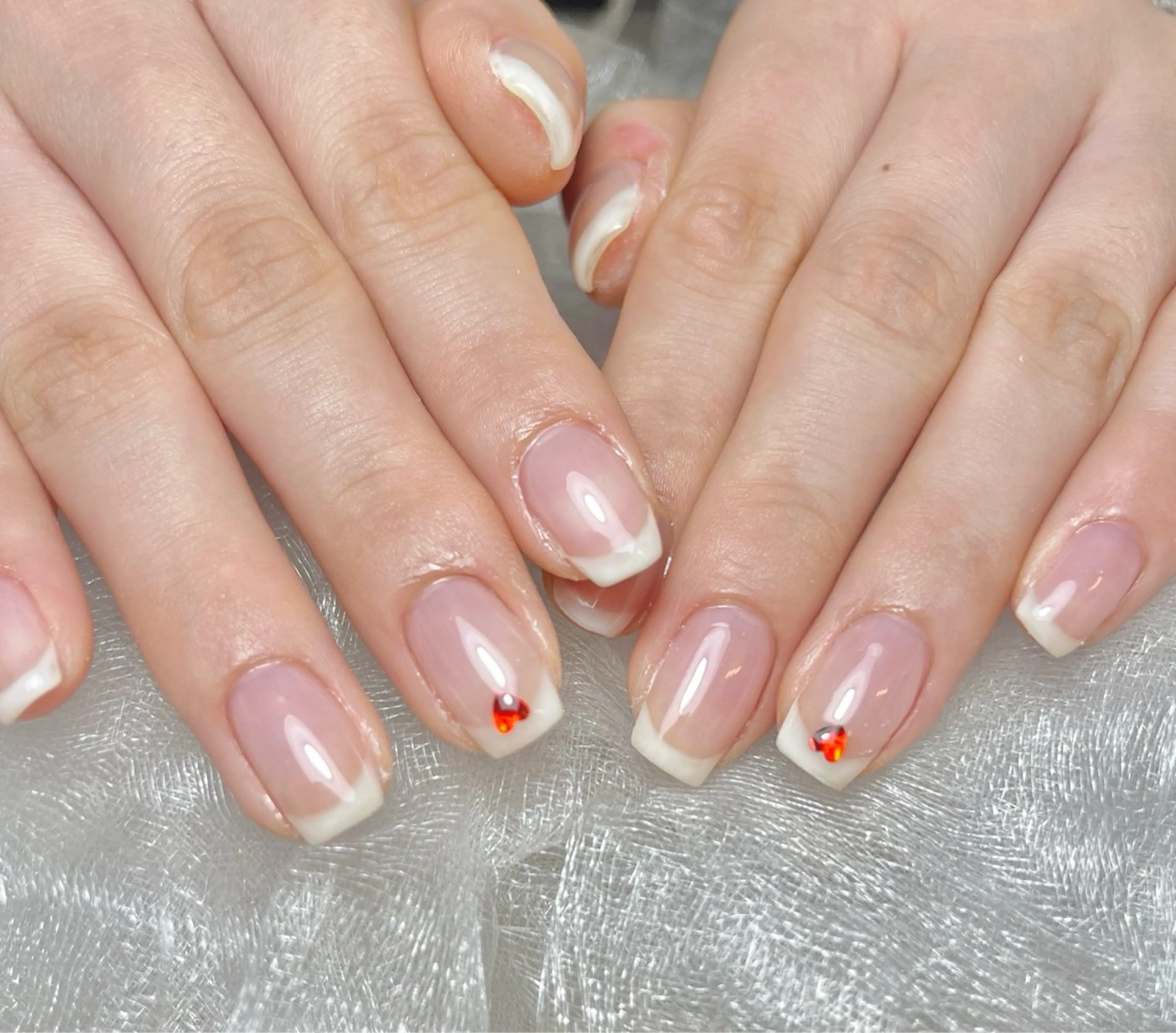 🍐フレンチorグラデーション🍐 🦋(ベースカラー無)の写真