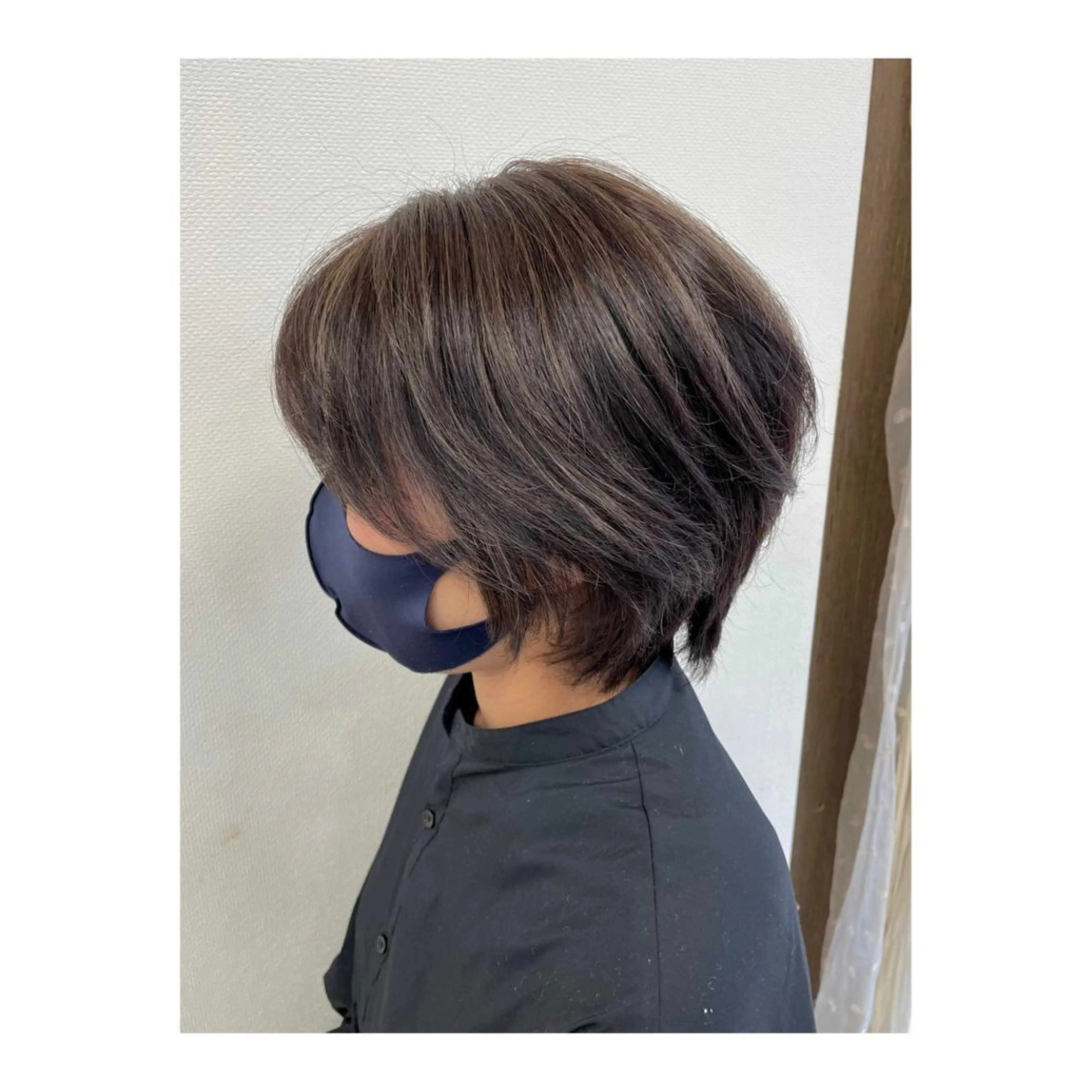 ショート カラー メンズ メンズハイライト ハイライトカラー ハイライト 大人女性のお悩み改善 大塚綾のヘアスタイル