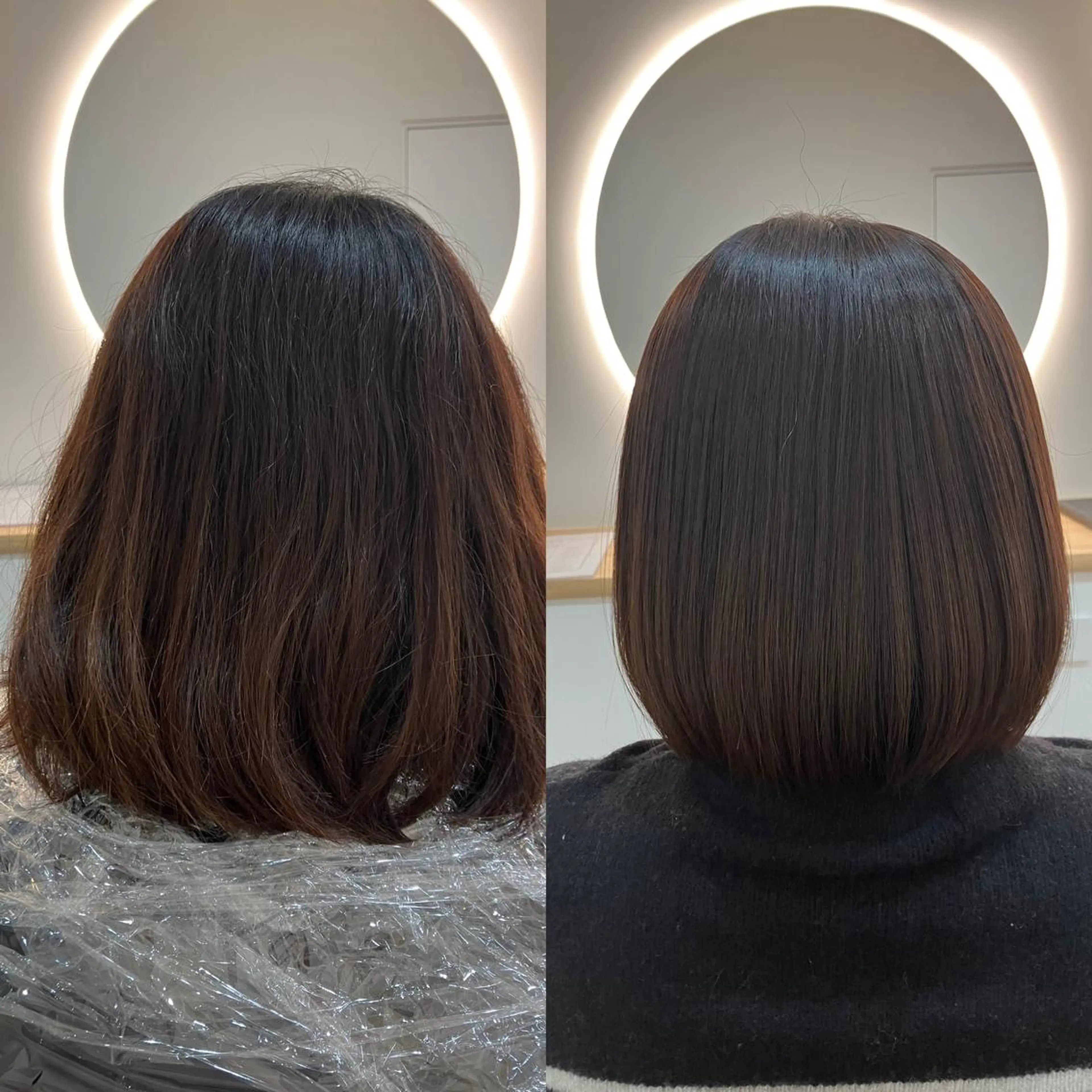 ミディアム カラー ヘアアレンジ キッズ カット ヘアカラー トリートメント 横浜関内髪質改善 re:Magoのヘアスタイル
