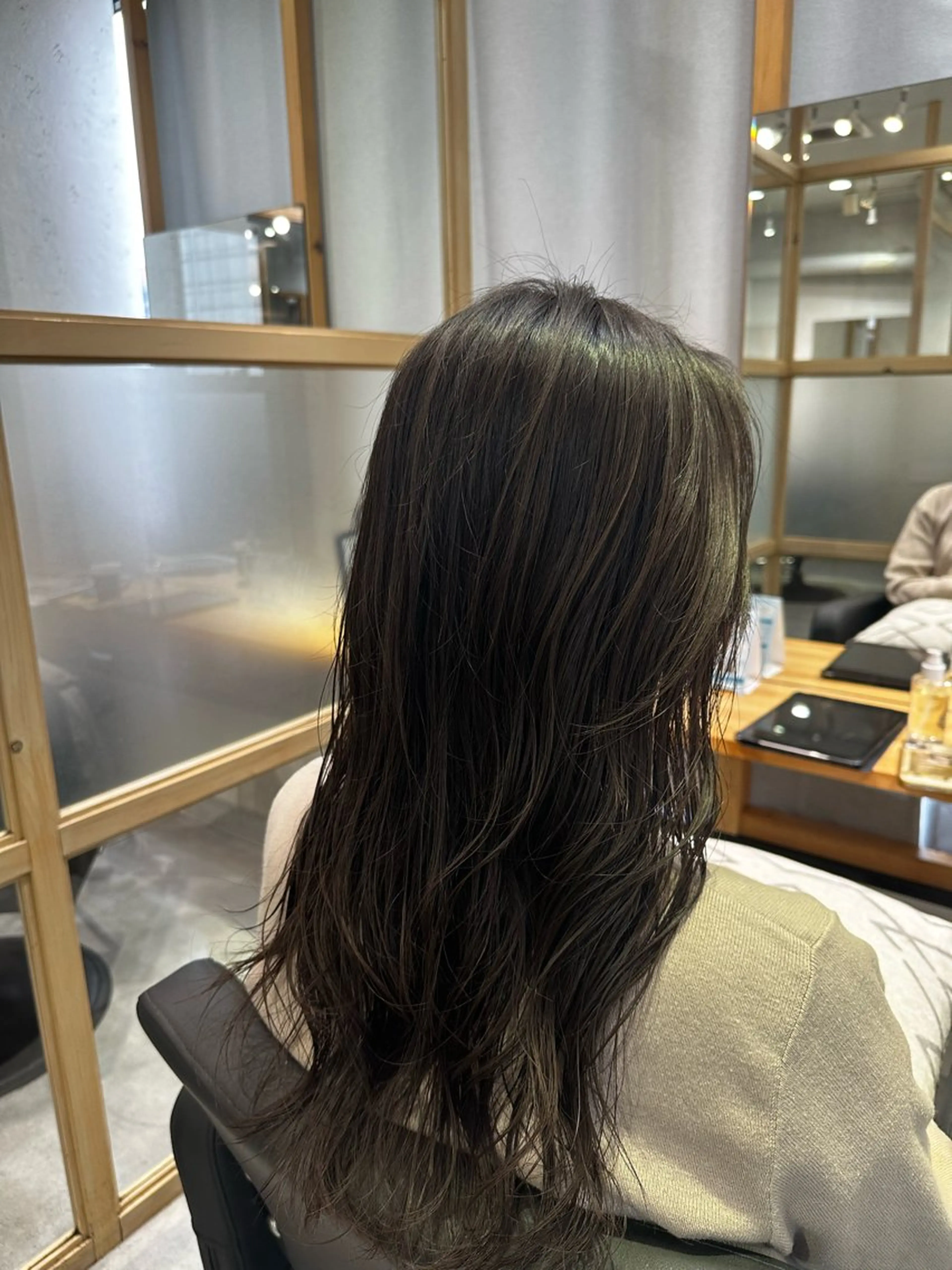 ロング パーマ カット パーマ トリートメント 上野/エフェクトブリ ーチ✂︎touiのヘアスタイル