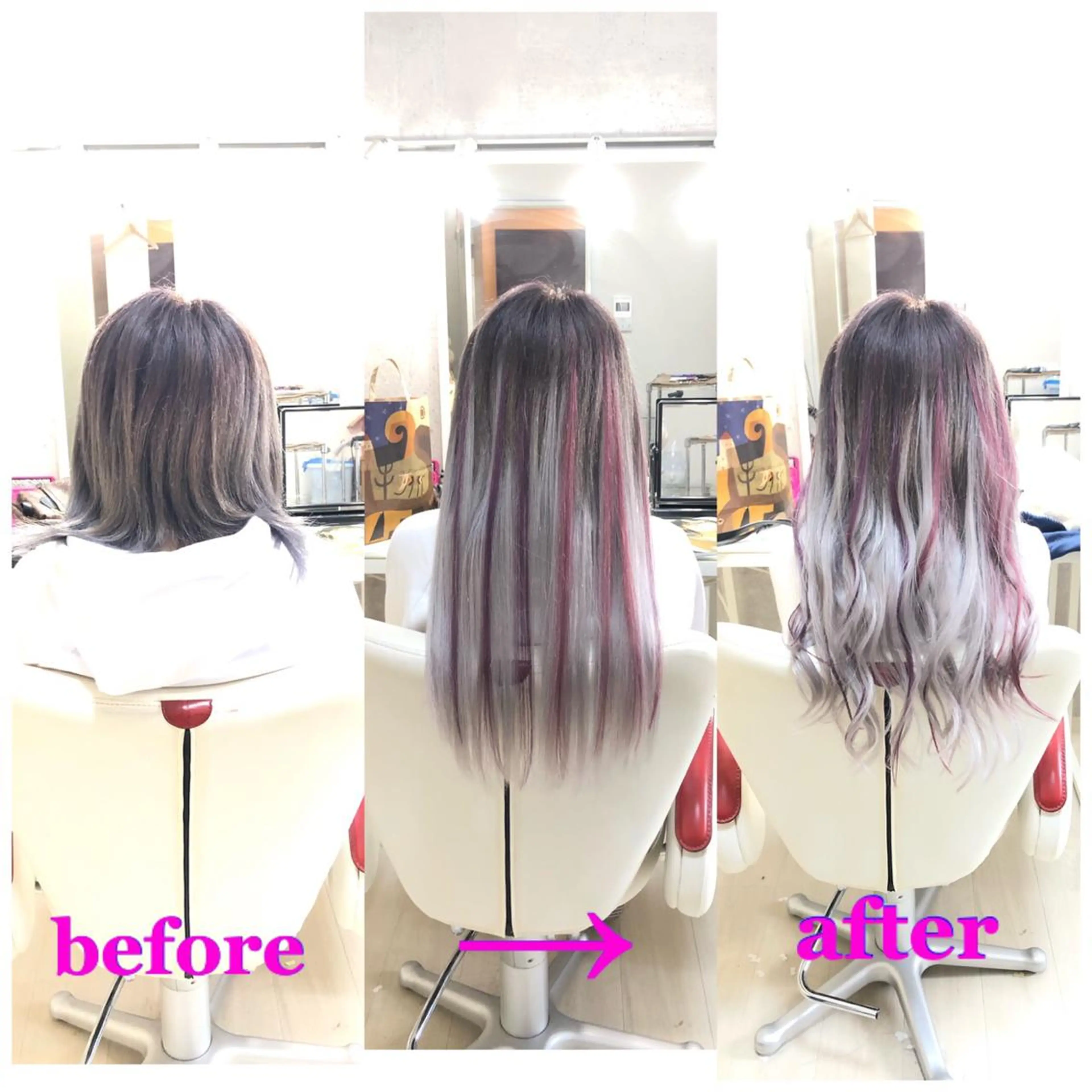 ロング エクステ 🌸ドレスアップ 心斎橋店🌸のヘアスタイル