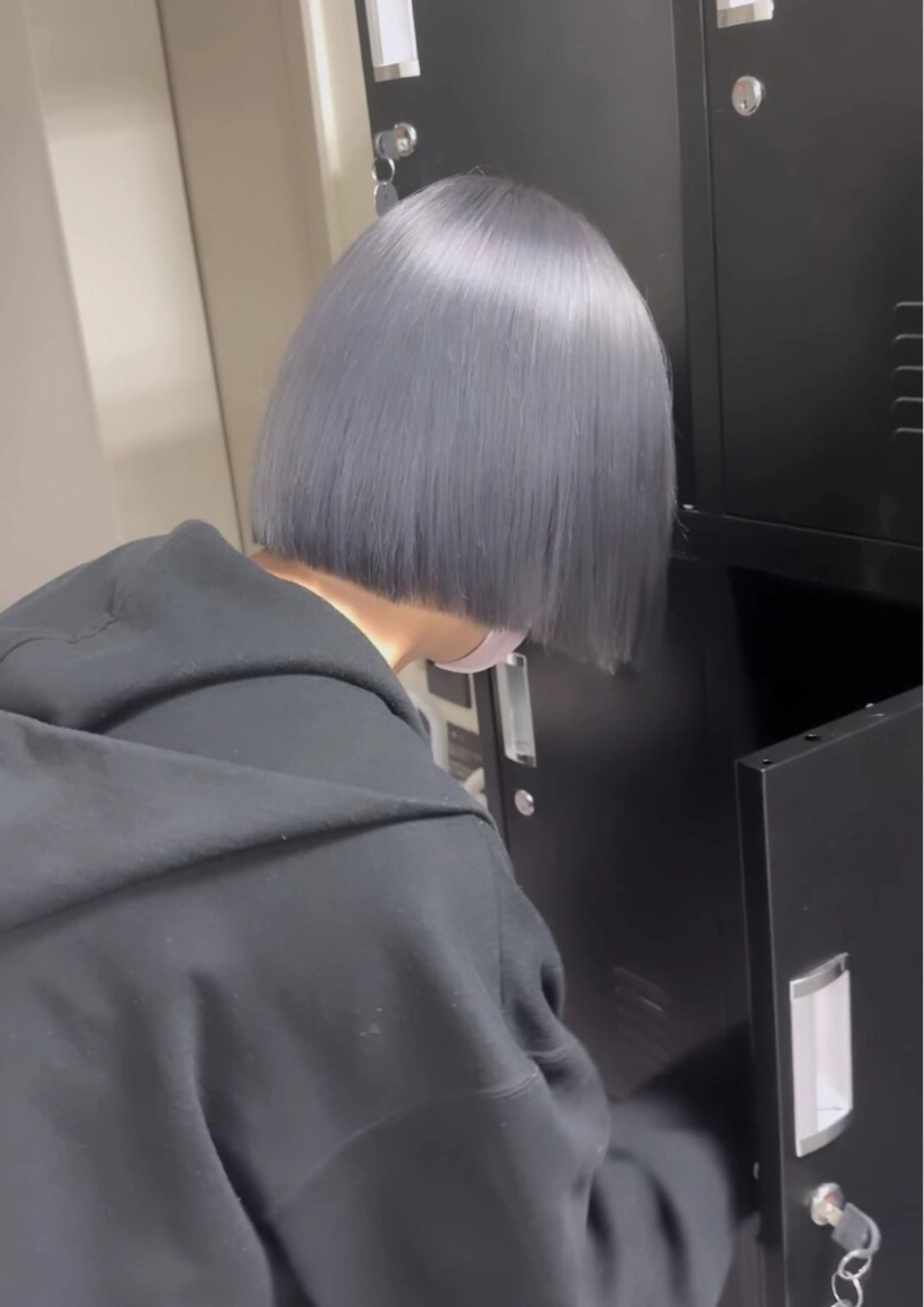 ショート ヘアカラー Maison髪質改善 レイヤー/三宮のヘアスタイル