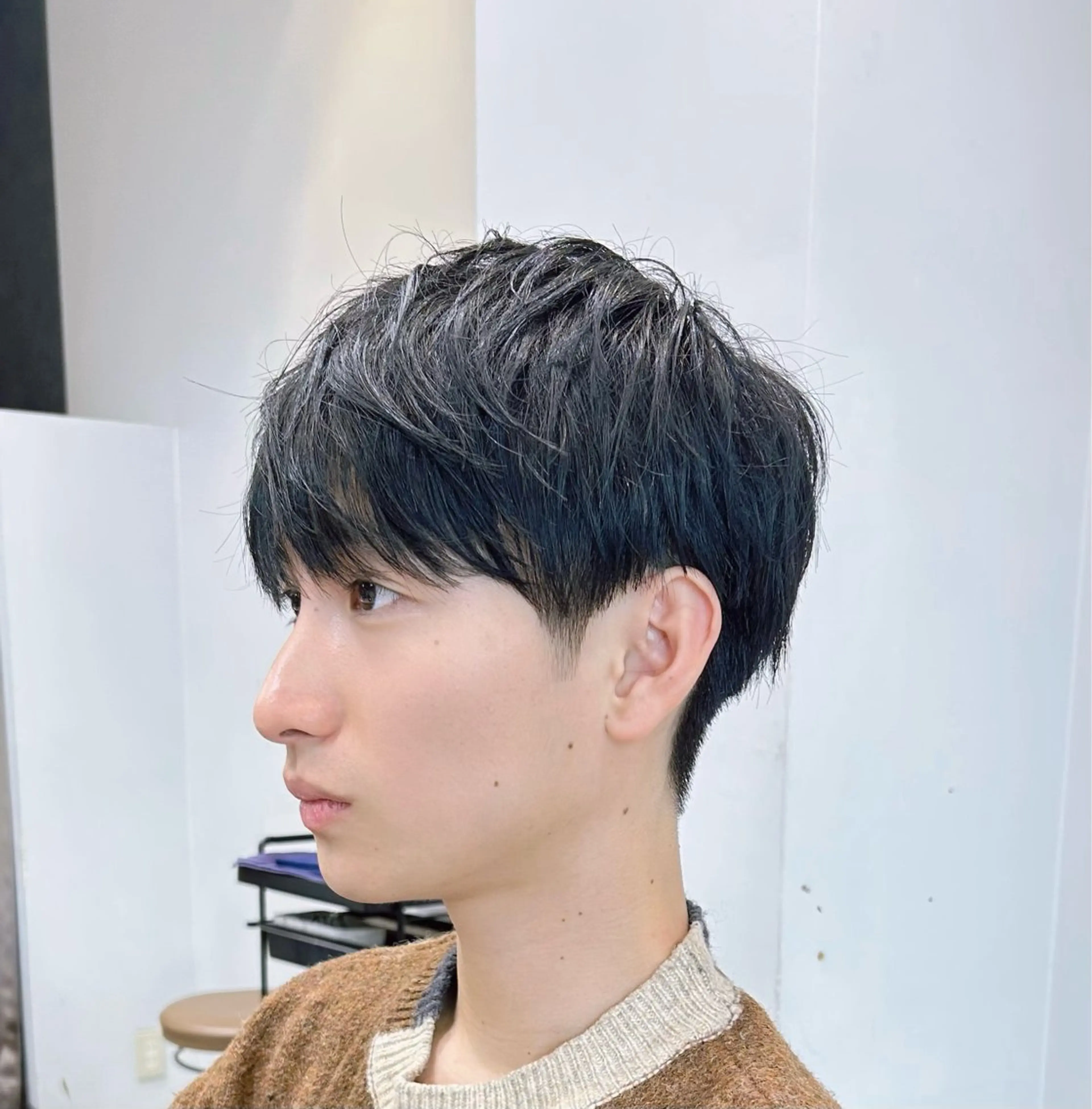 ショート メンズ calna by ELMO  上ノ井のヘアスタイル