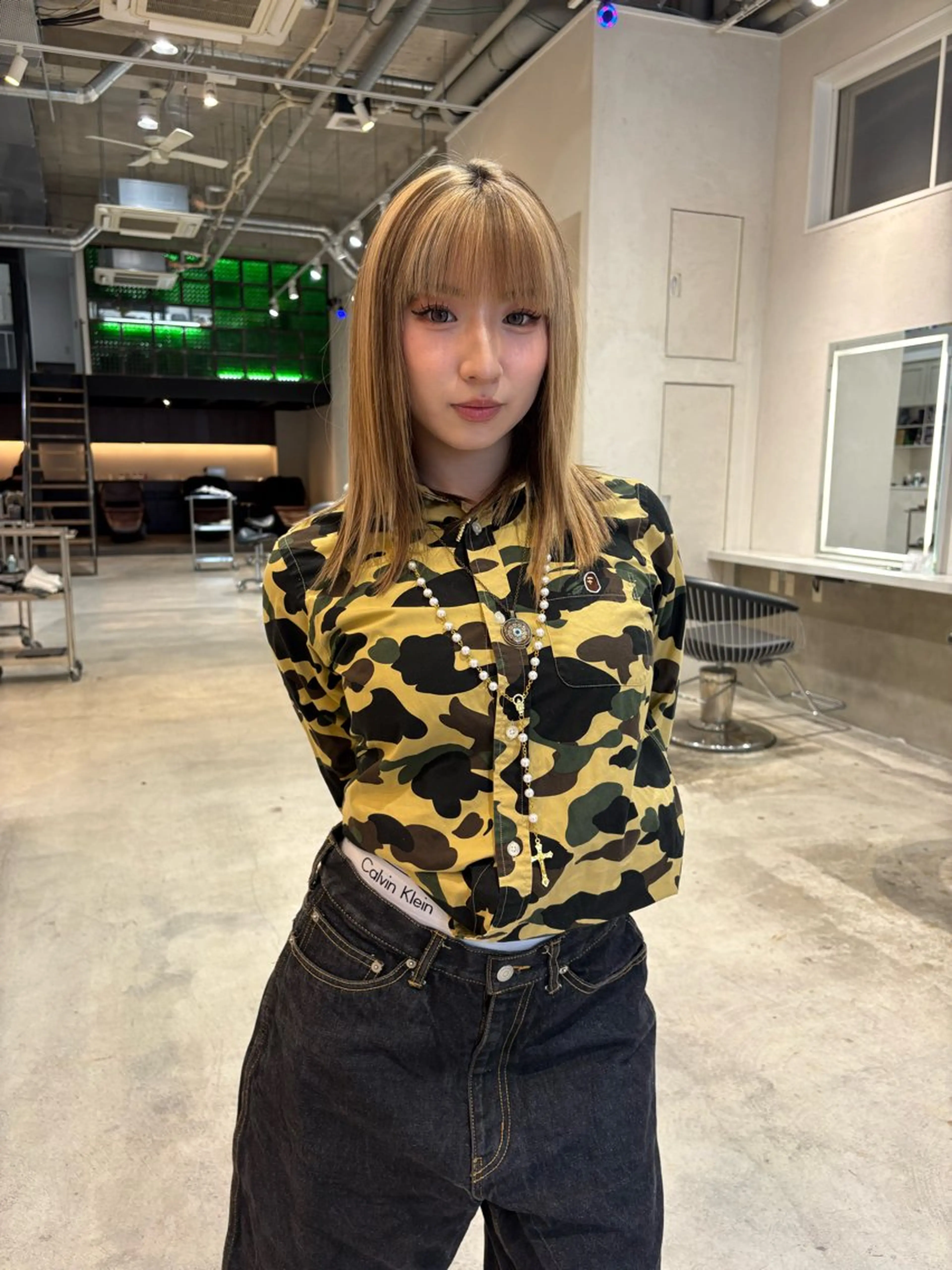 セミロング ヘアカラー トリートメント 名古屋/落ちる黒 黒染め落としのヘアスタイル