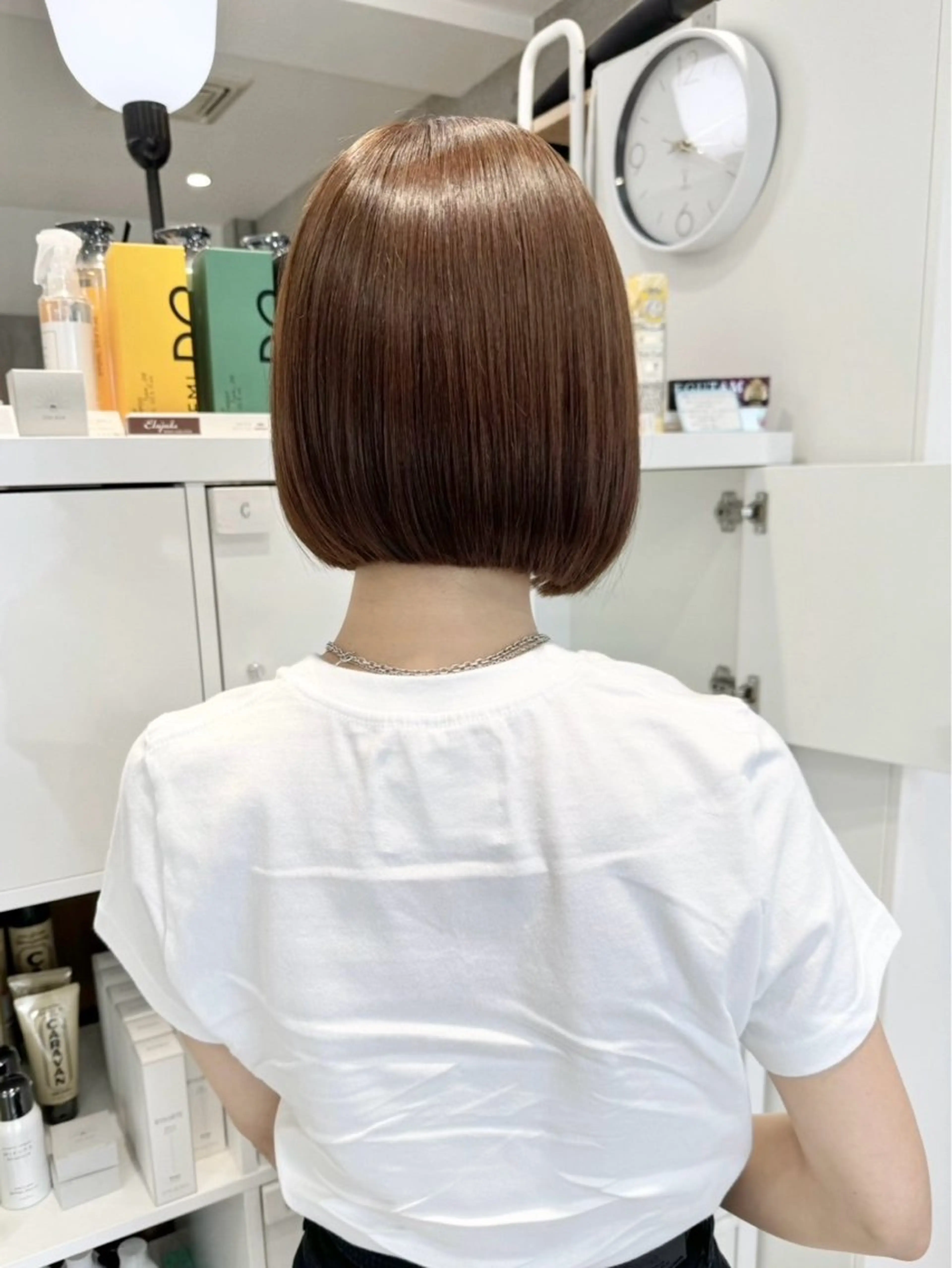 ショート 山崎結菜 髪質改善💎のヘアスタイル