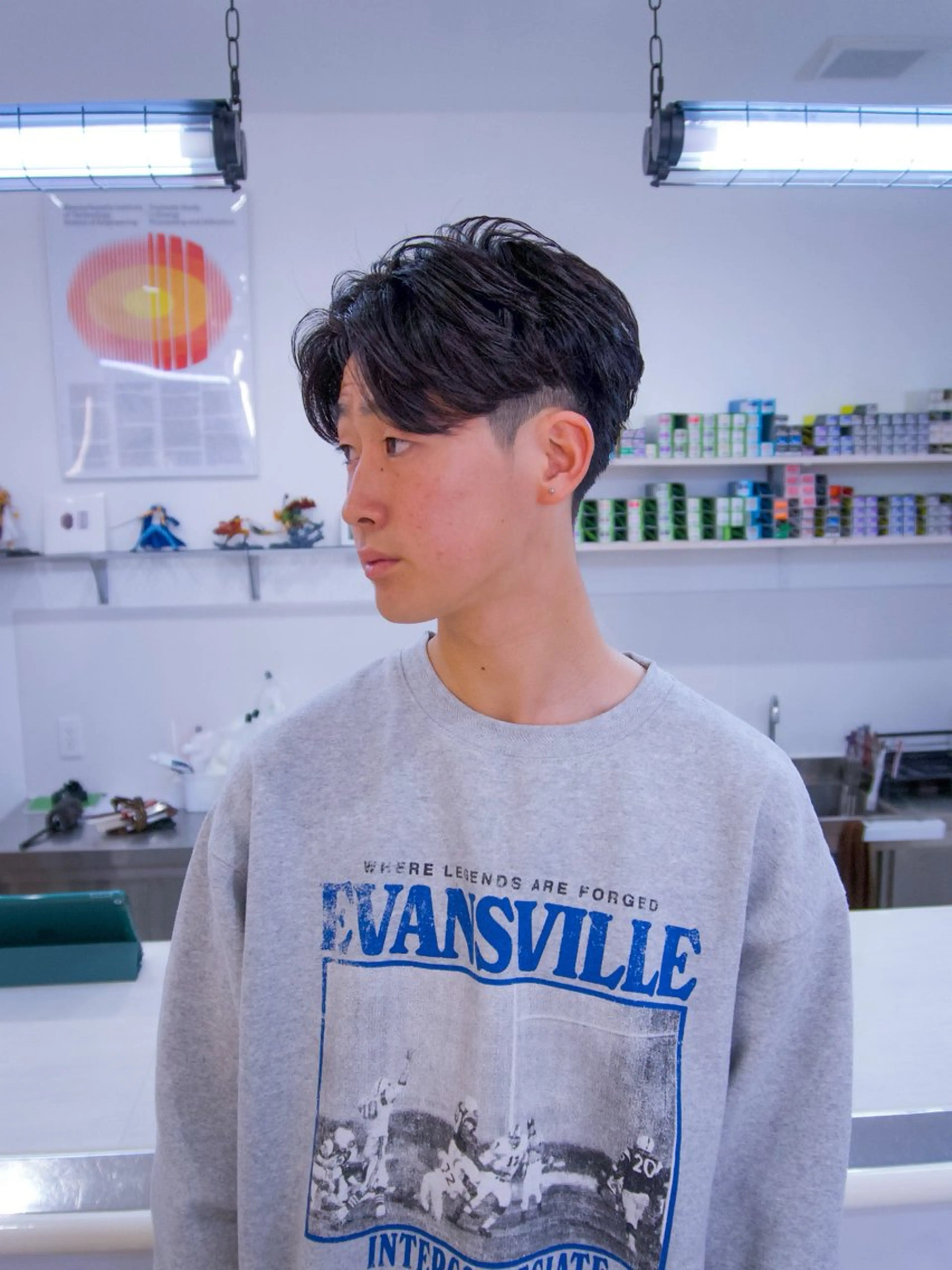 パーマ メンズ カット パーマ 吉田 みき ｜磐田｜メンズサロンのヘアスタイル