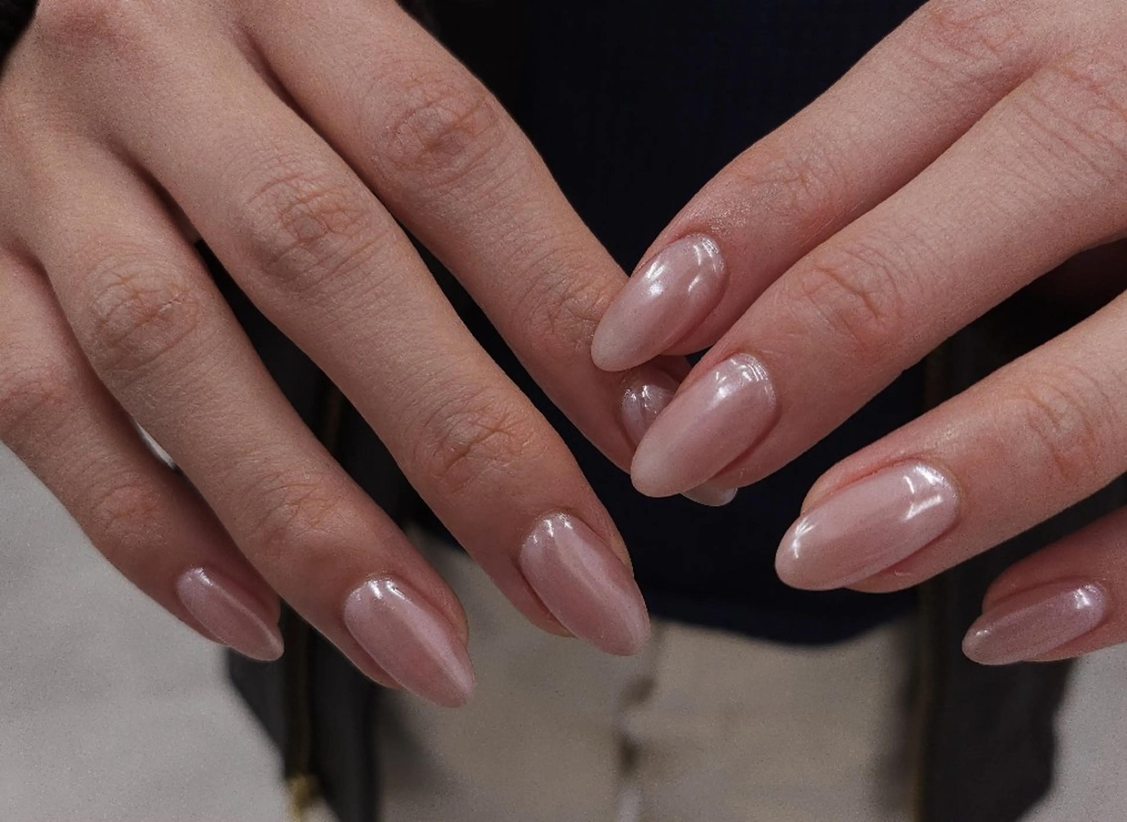 ネイル オーロラネイル ジェルネイル パラジェル シンプルネイル 冬ネイル ハンドネイル puku nail 🌼kazu🌼のネイルデザイン