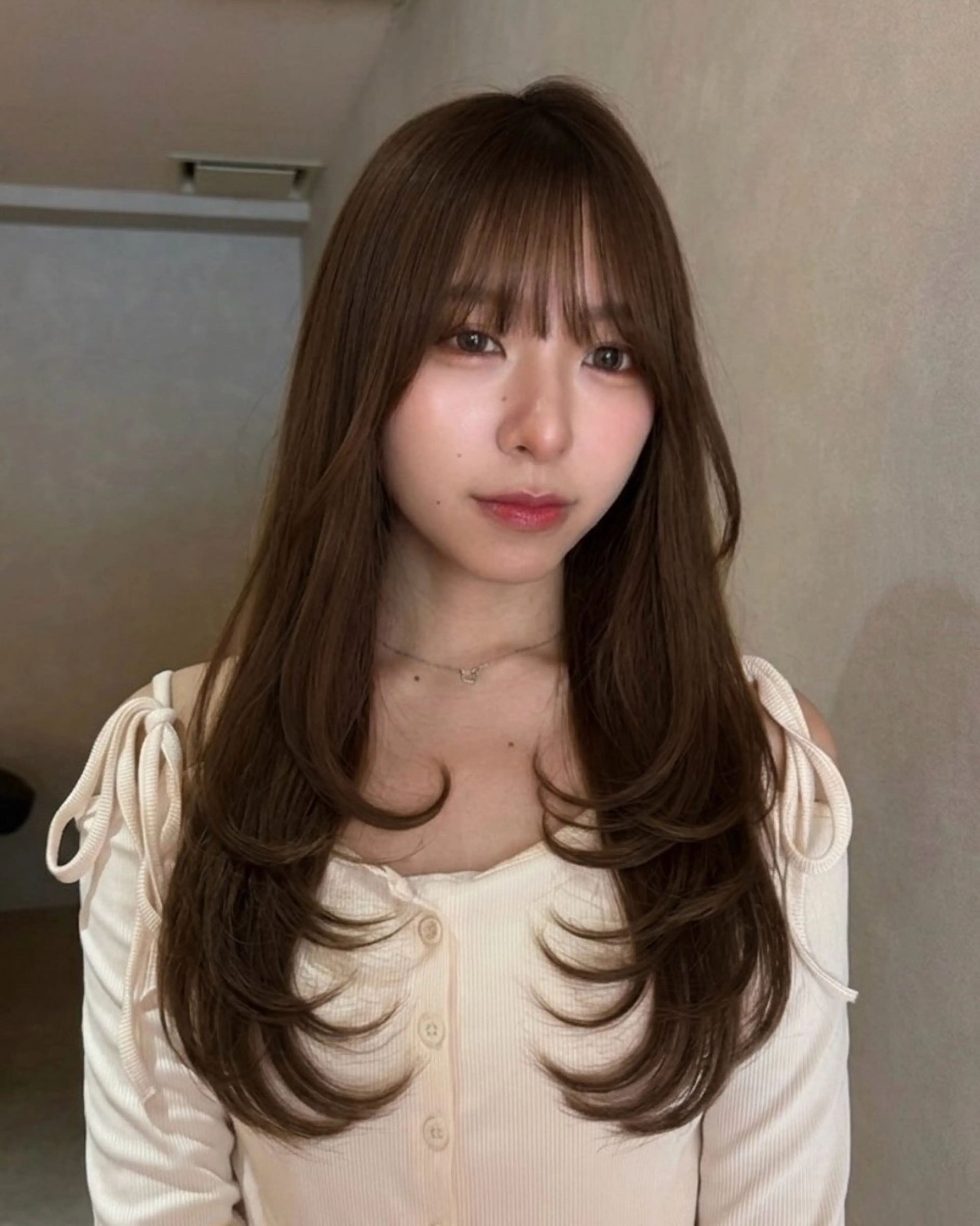 ロング 似合わせレイヤー🌟 巻ける縮毛矯正みつきのヘアスタイル