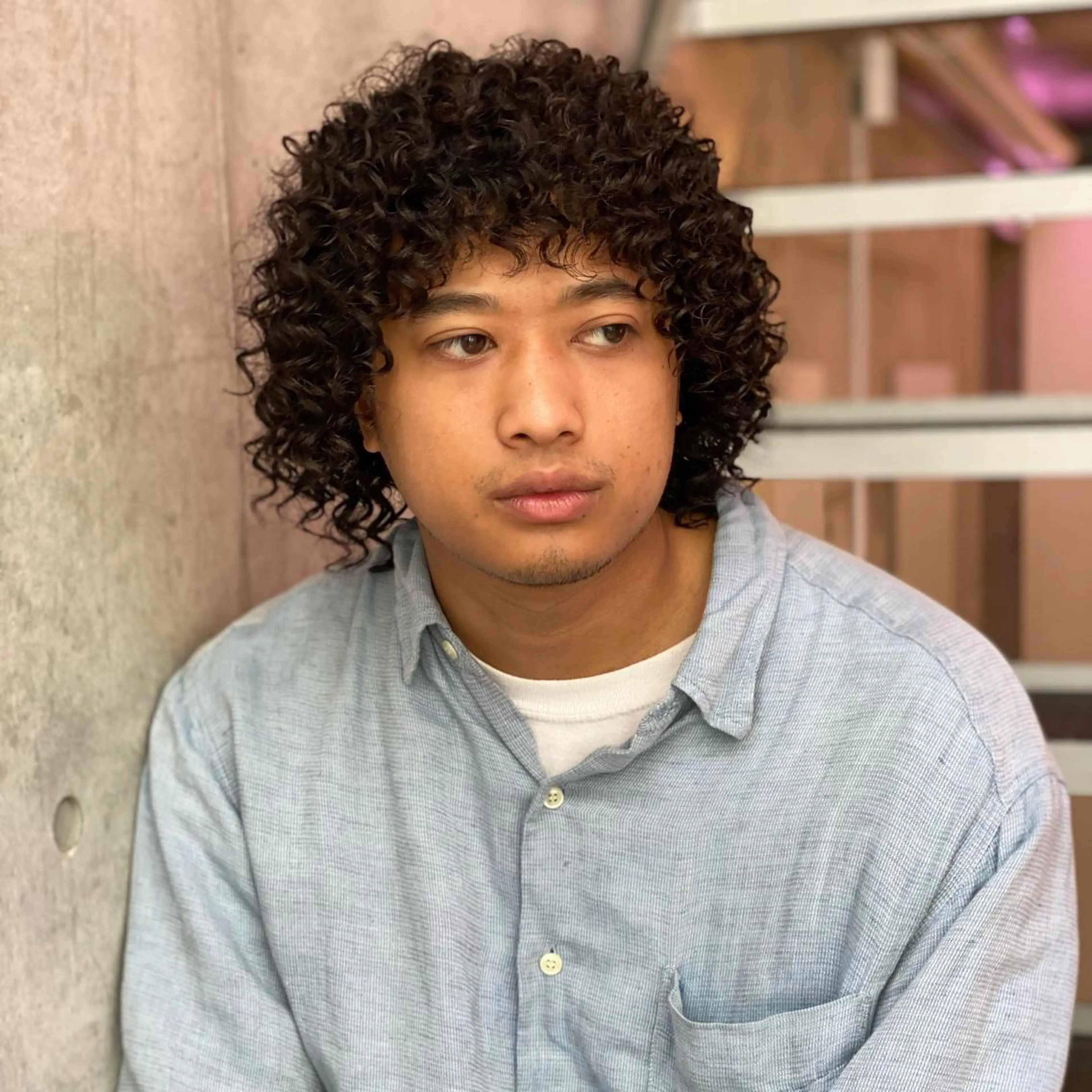 ショート カラー パーマ ヘアアレンジ メンズ キッズ ネイル マツエク・マツパ 中元 淳のヘアスタイル