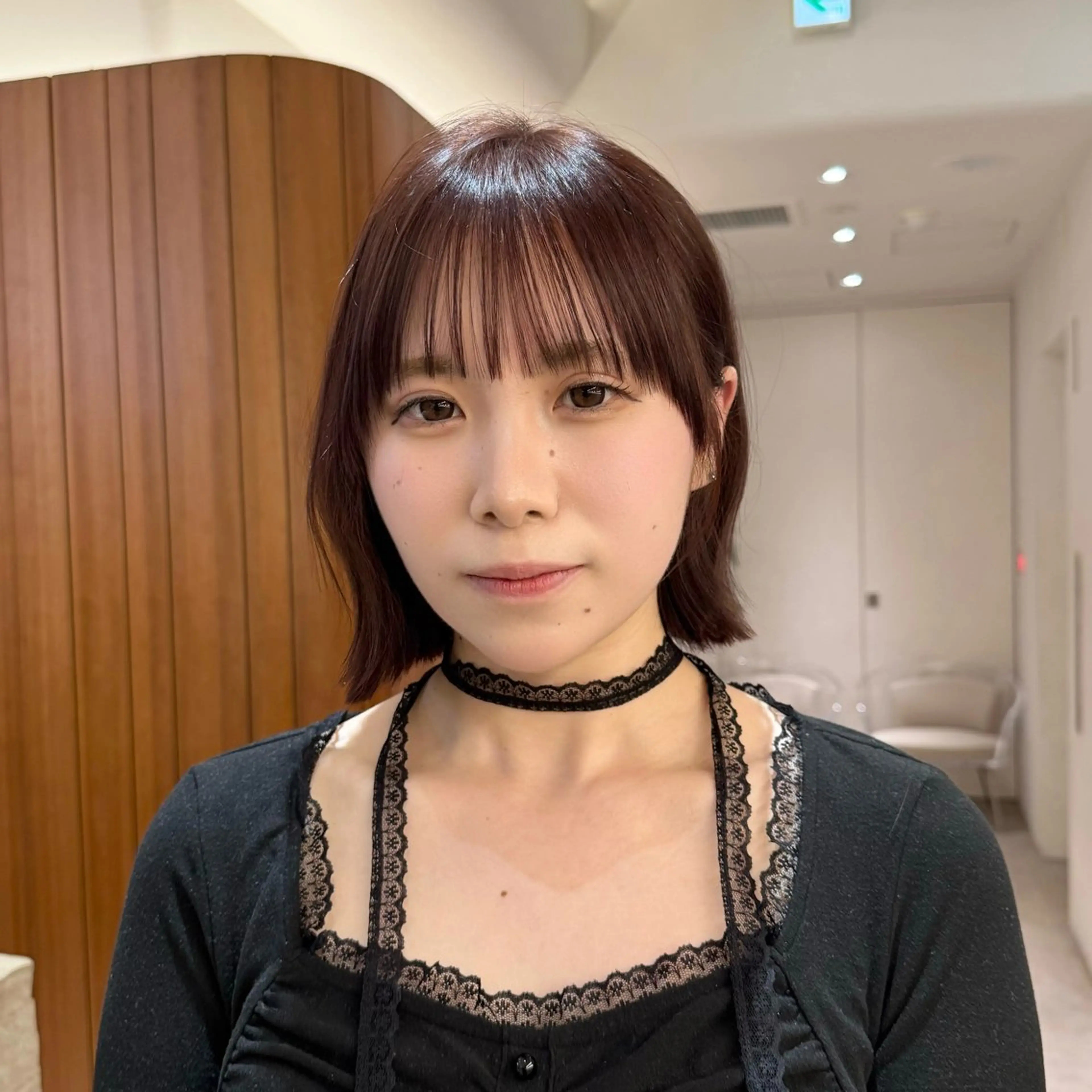 ショート 切りっぱなしボブ ショートボブ ボブレイヤー ボブ くびれヘア カット トリートメント 田中航平/渋谷ボブ/ レイヤーボブのヘアスタイル