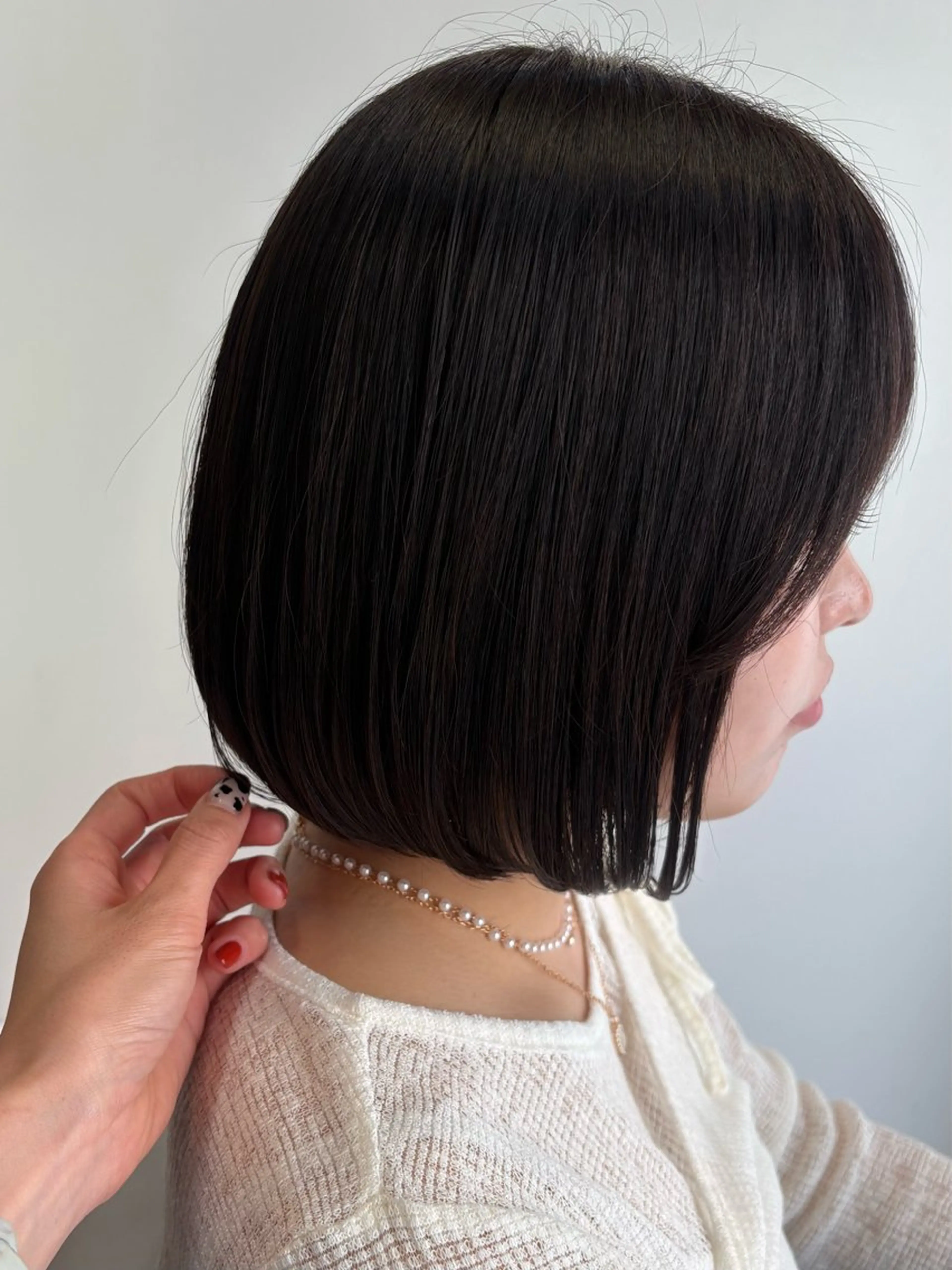 ショート カラー ボブ 韓国風ヘア カット 小林 美南のヘアスタイル