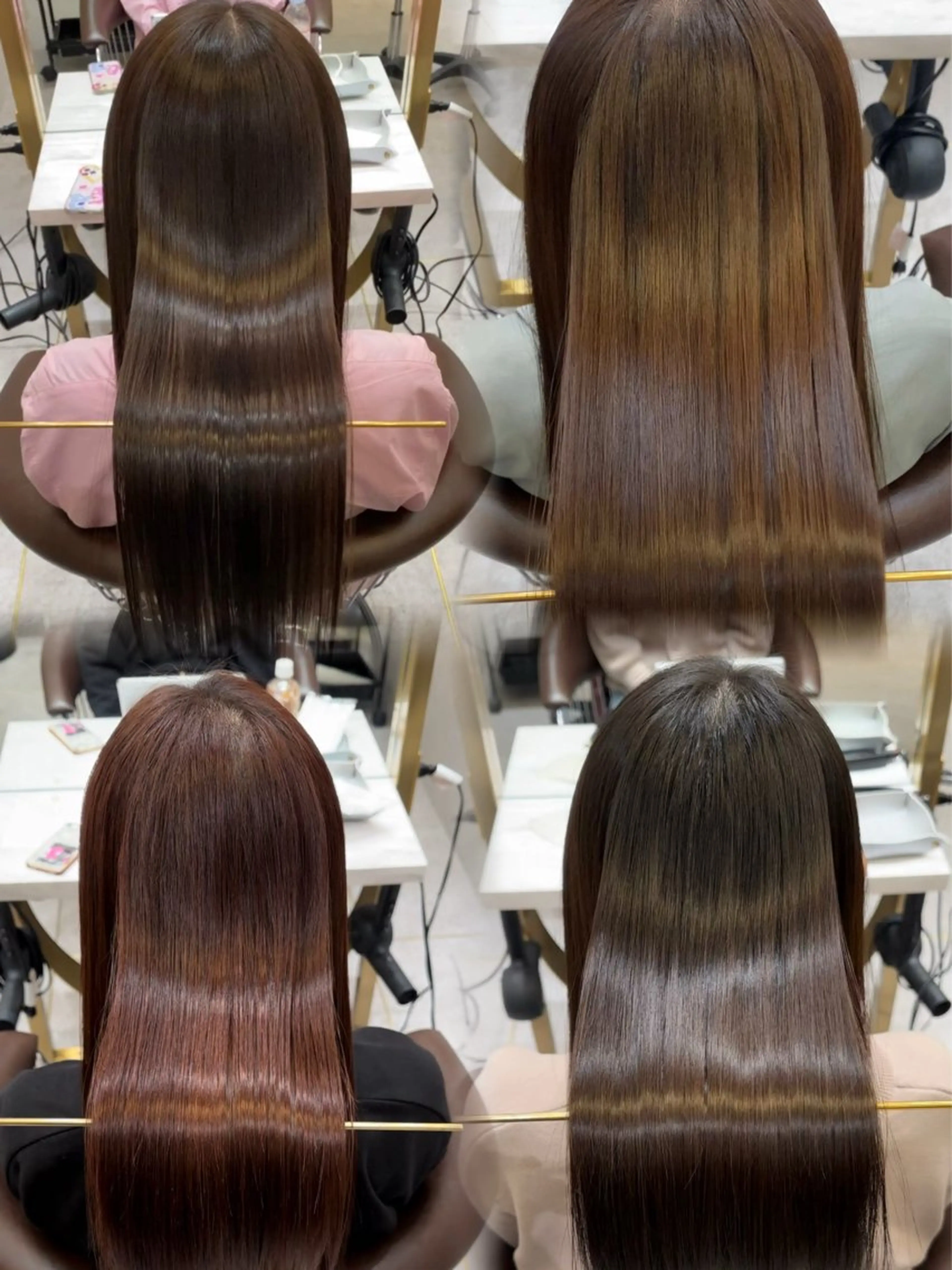 ロング カラー パーマ 髪質改善 レイヤーカット 縮毛矯正 カット 縮毛矯正 トリートメント 【博多髪質改善】 吉村　清志のヘアスタイル