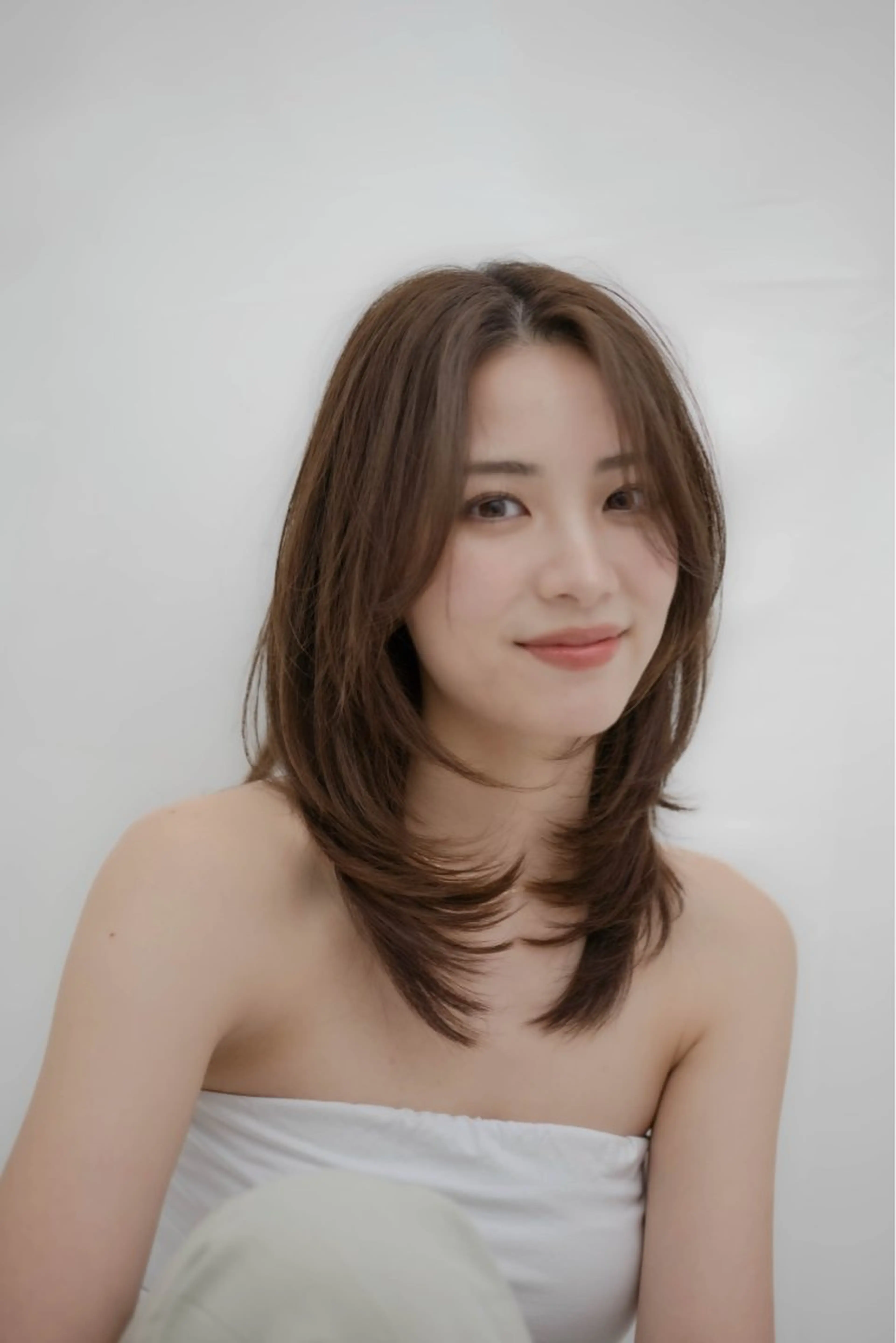 ミディアム ミディアムモデル 募集中/村上廉のヘアスタイル