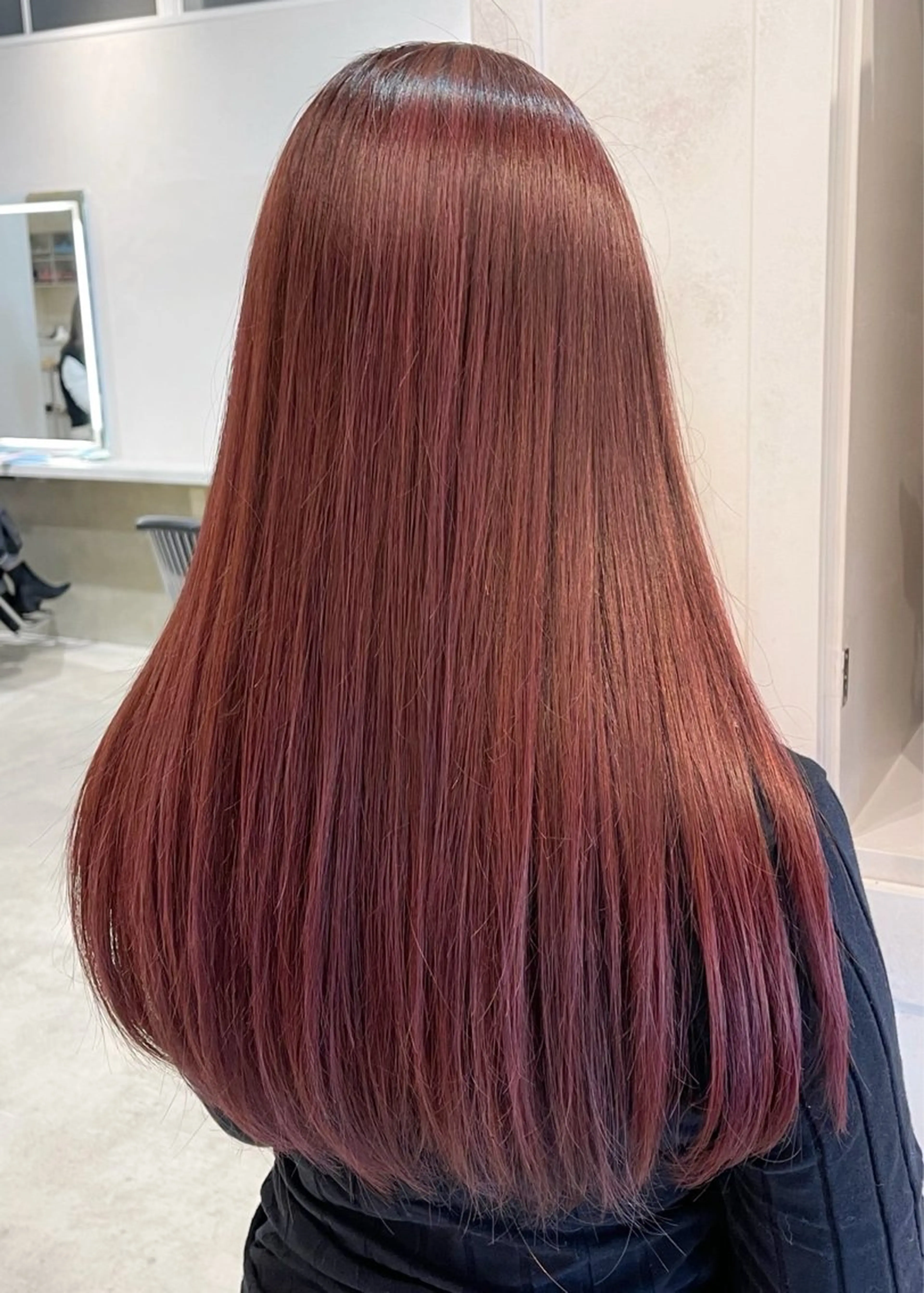 ロング カラー 名古屋/落ちる黒 黒染め落としのヘアスタイル