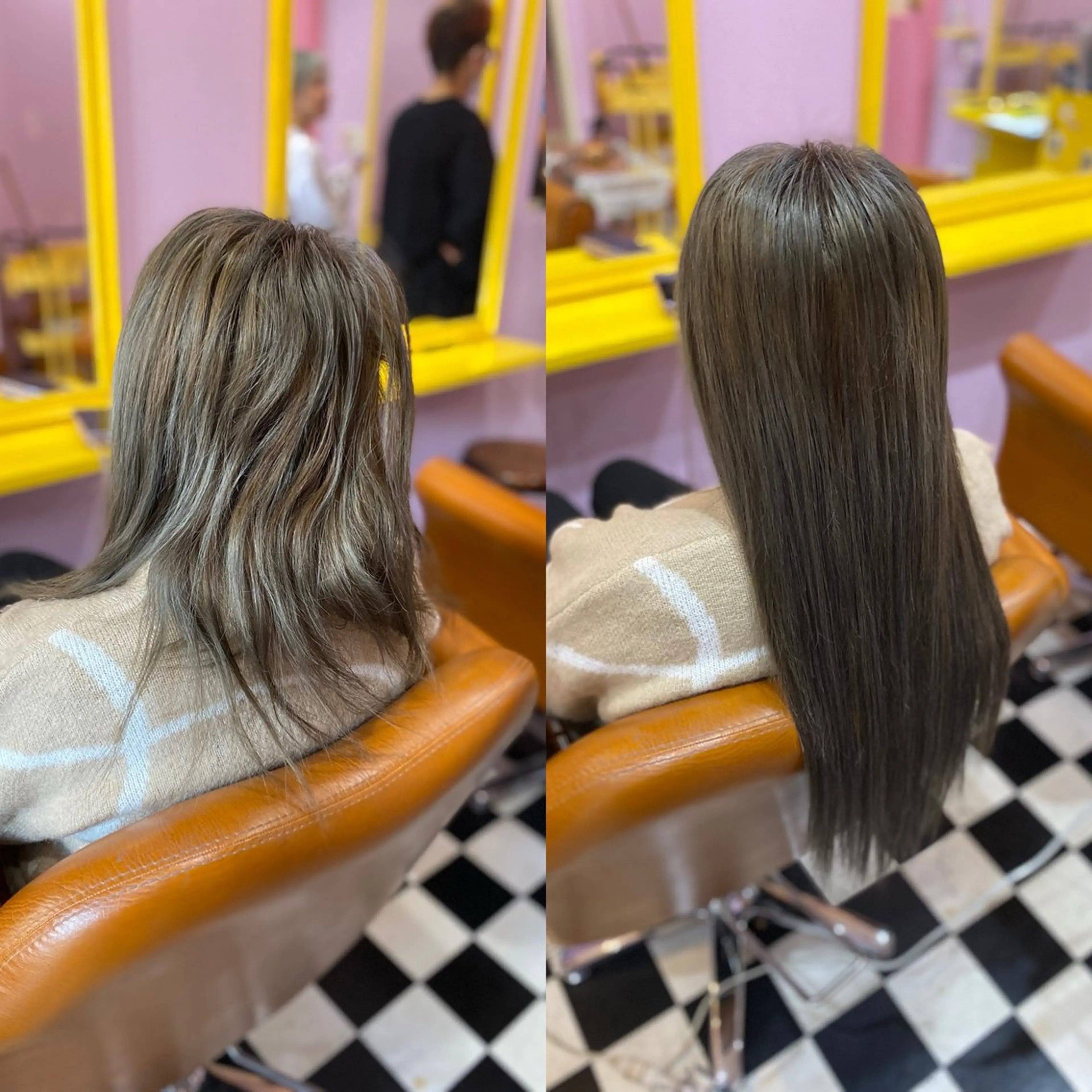 セミロング エクステ チビ編み込みエクステ どぅ〜す/YUIのヘアスタイル