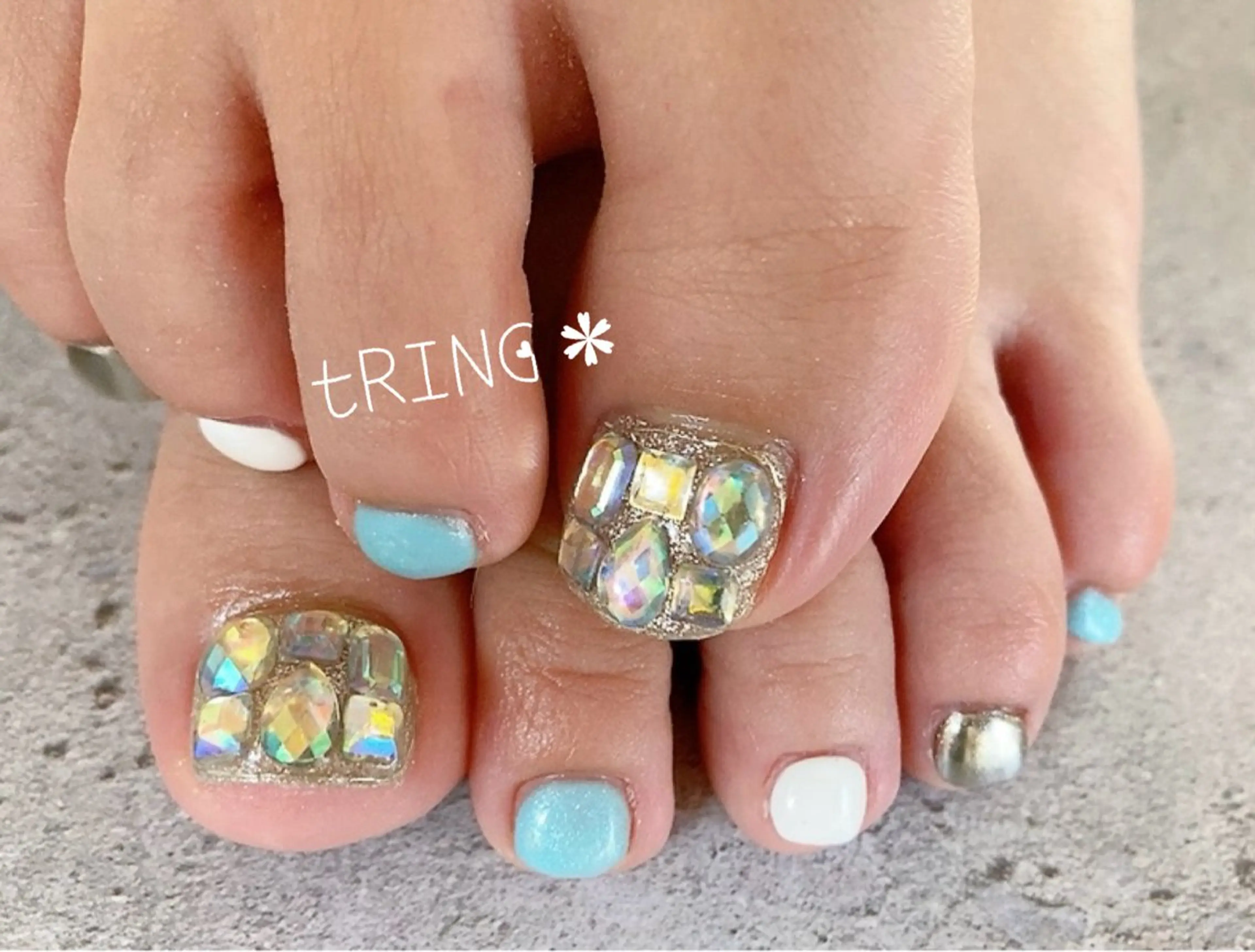 ネイル ハンドネイル tRING＊ しいの木台のネイルデザイン