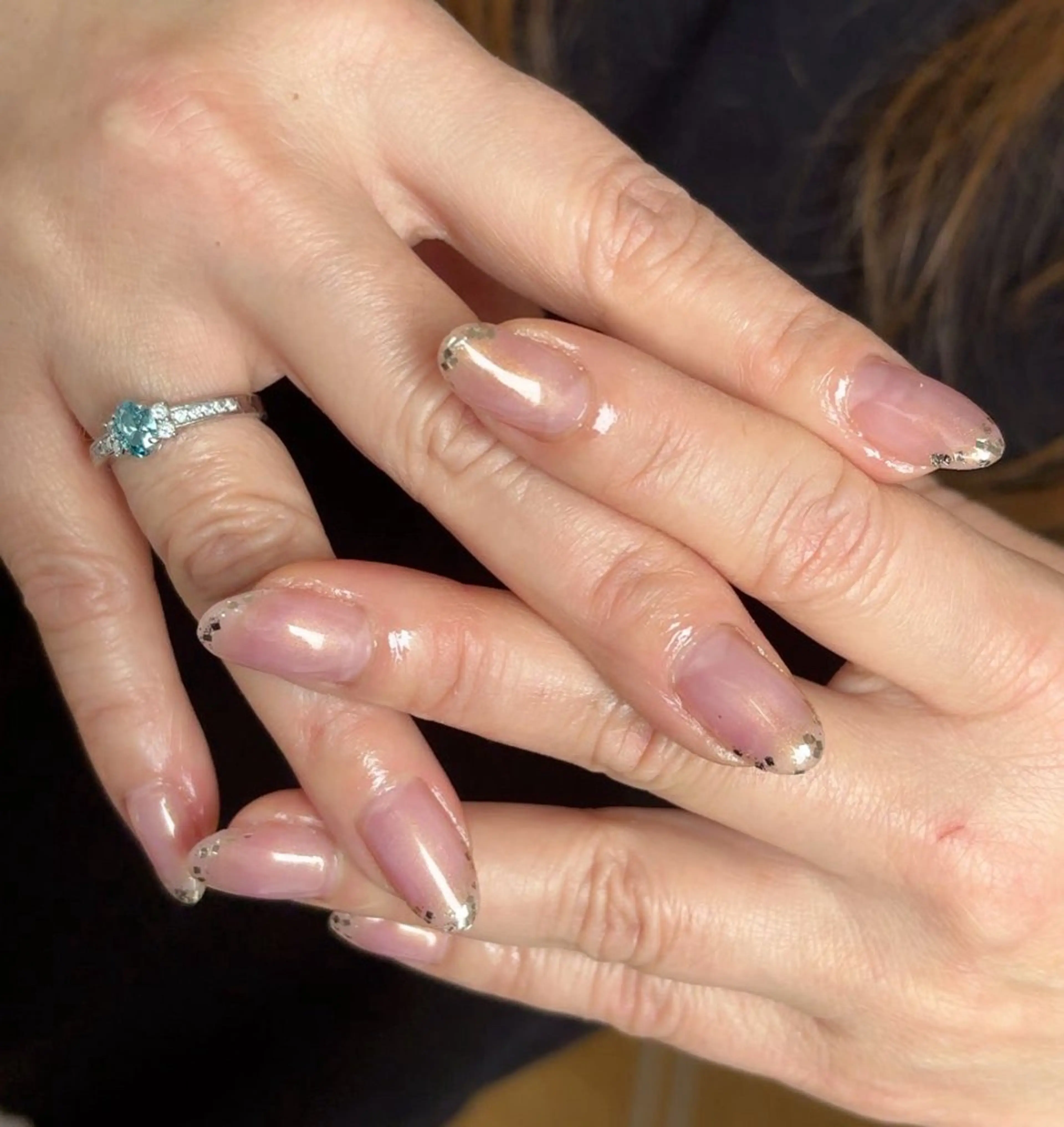 ネイル ラメ(グリッター) ハンドネイル Nail salon Ariettyのネイルデザイン