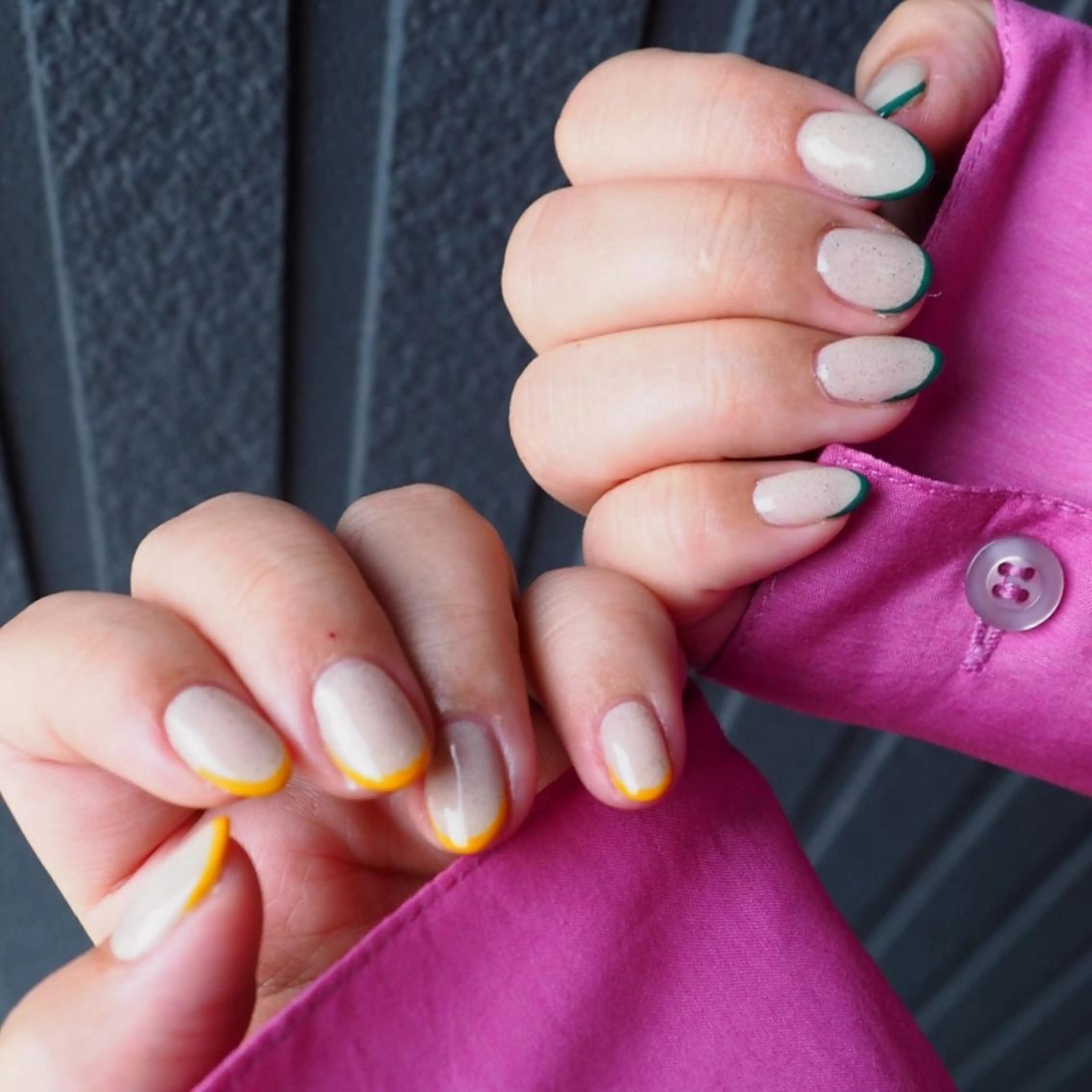 ネイル フレンチネイル ワンカラーネイル infinity skyのネイルデザイン