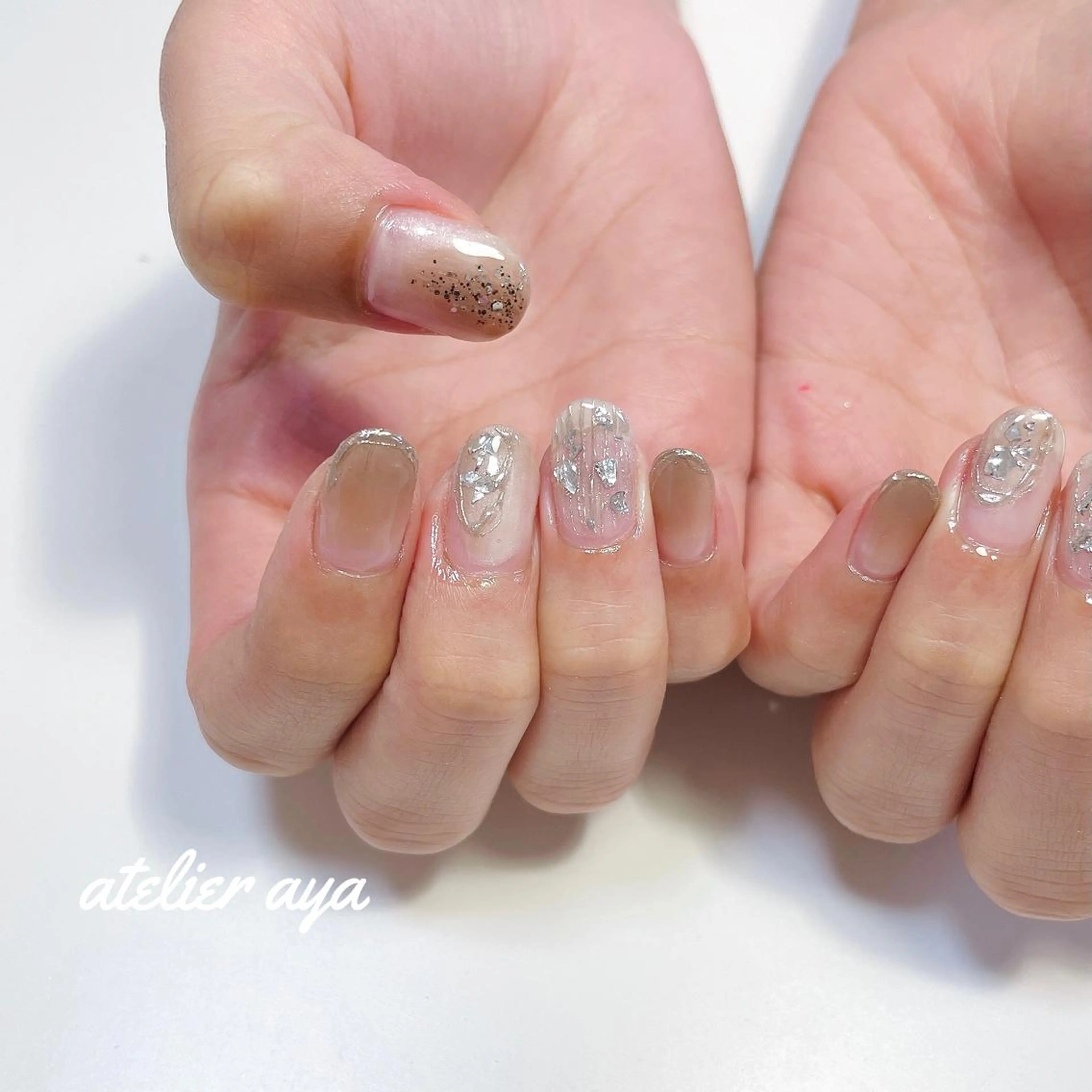 ネイル ニュアンスネイル 北名古屋♡ ayanaのネイルデザイン