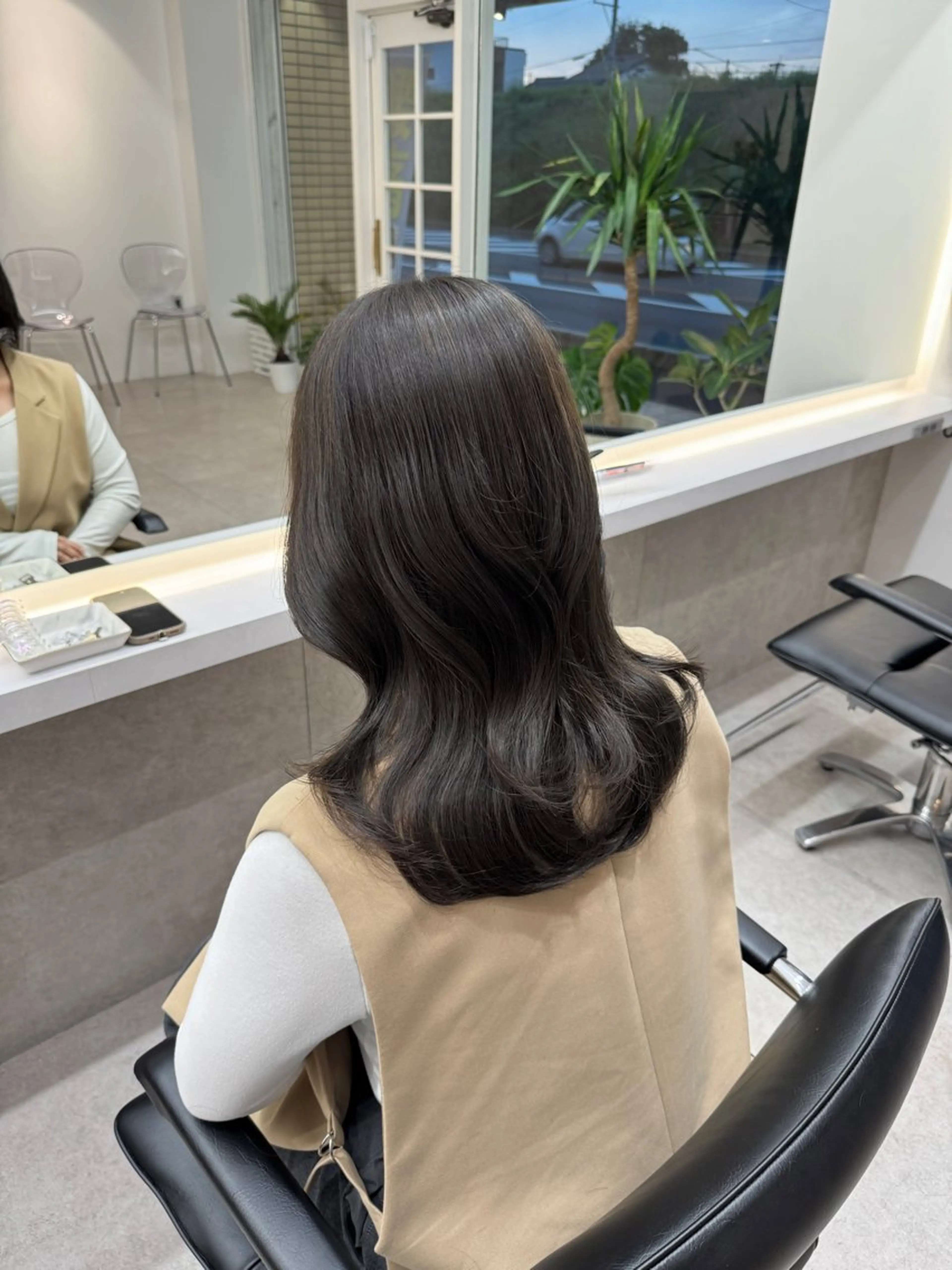 セミロング 髪質改善/美髪縮毛矯 正のスペシャリストのヘアスタイル