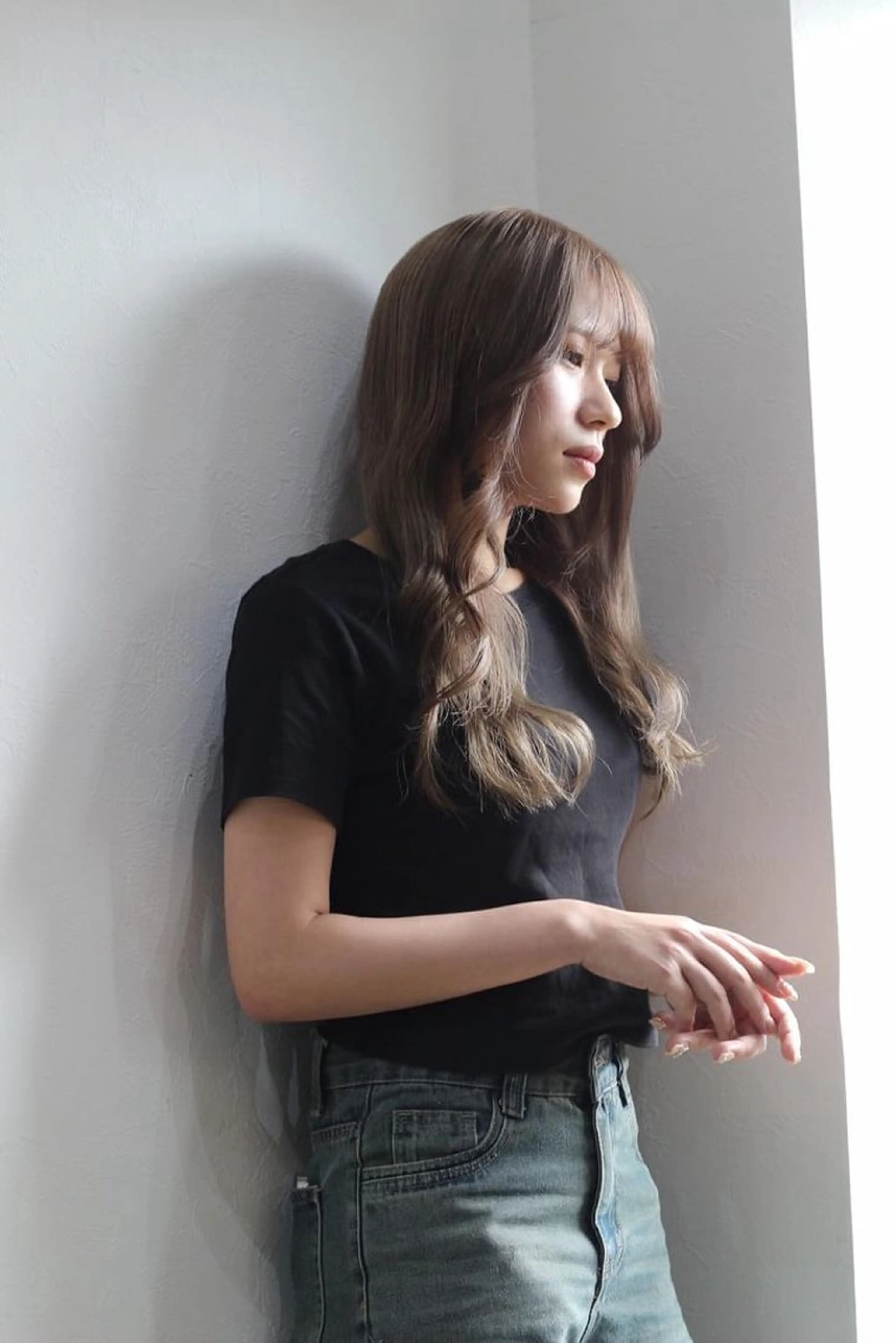 ロング カラー 松本 晴琉のヘアスタイル