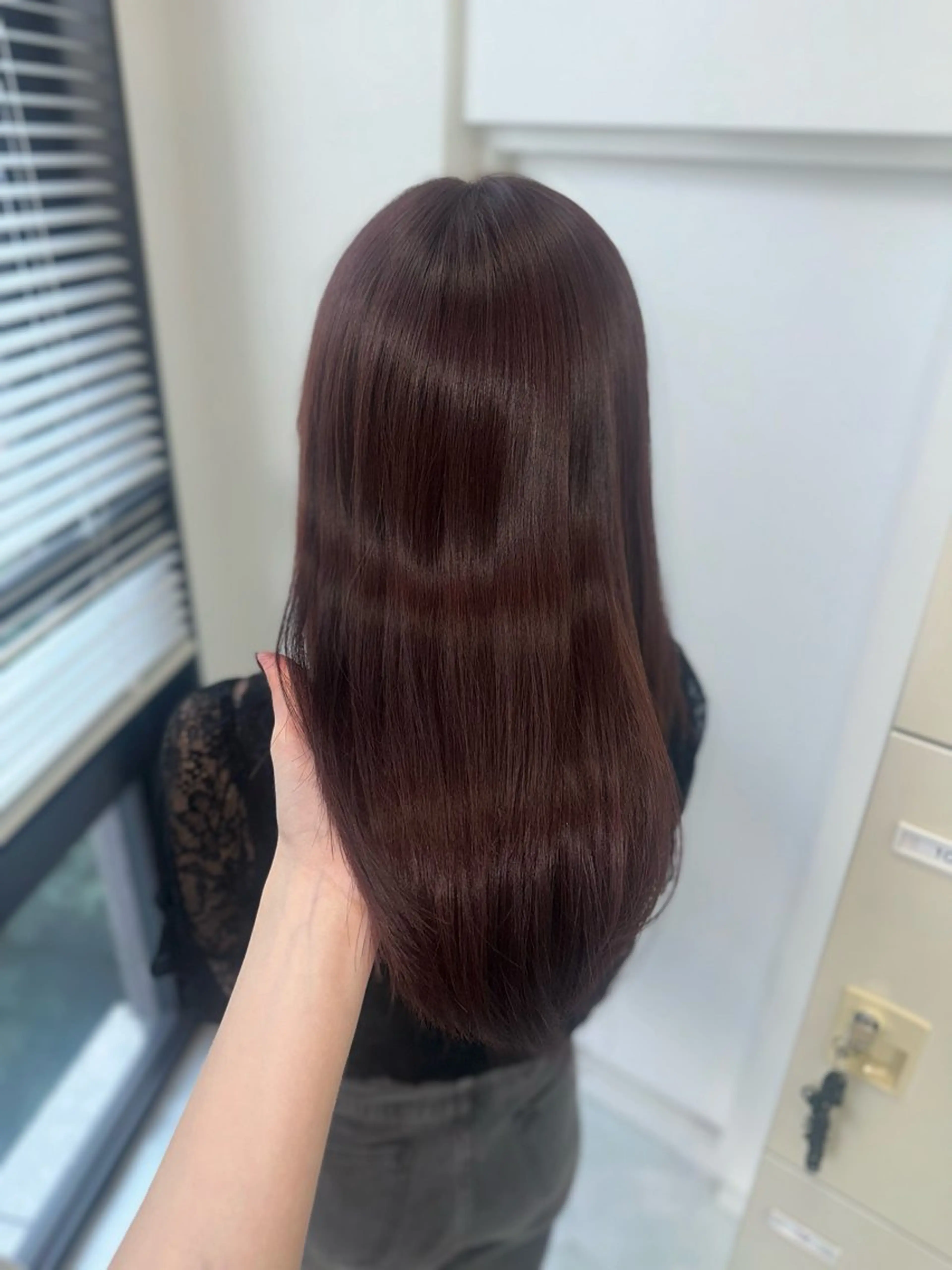 セミロング カラー ケアカラー 似合わせstyle ❤︎misaki❤︎のヘアスタイル