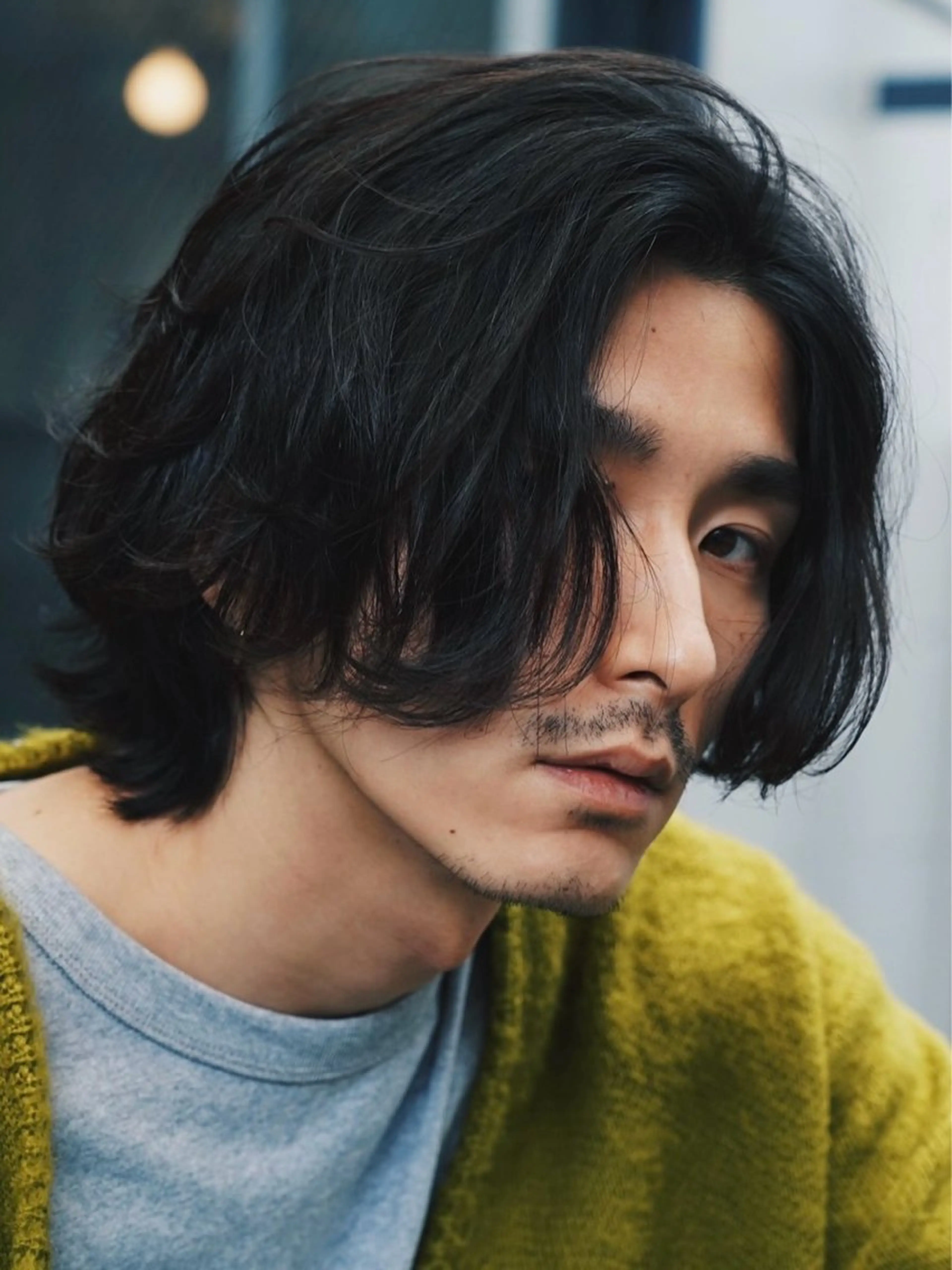 ミディアム メンズ ミディアムパーマ フェザーパーマ マッシュ メンズパーマ 学生（メンズ向け） fifth/原宿/ シャドウパーマ/カズのヘアスタイル