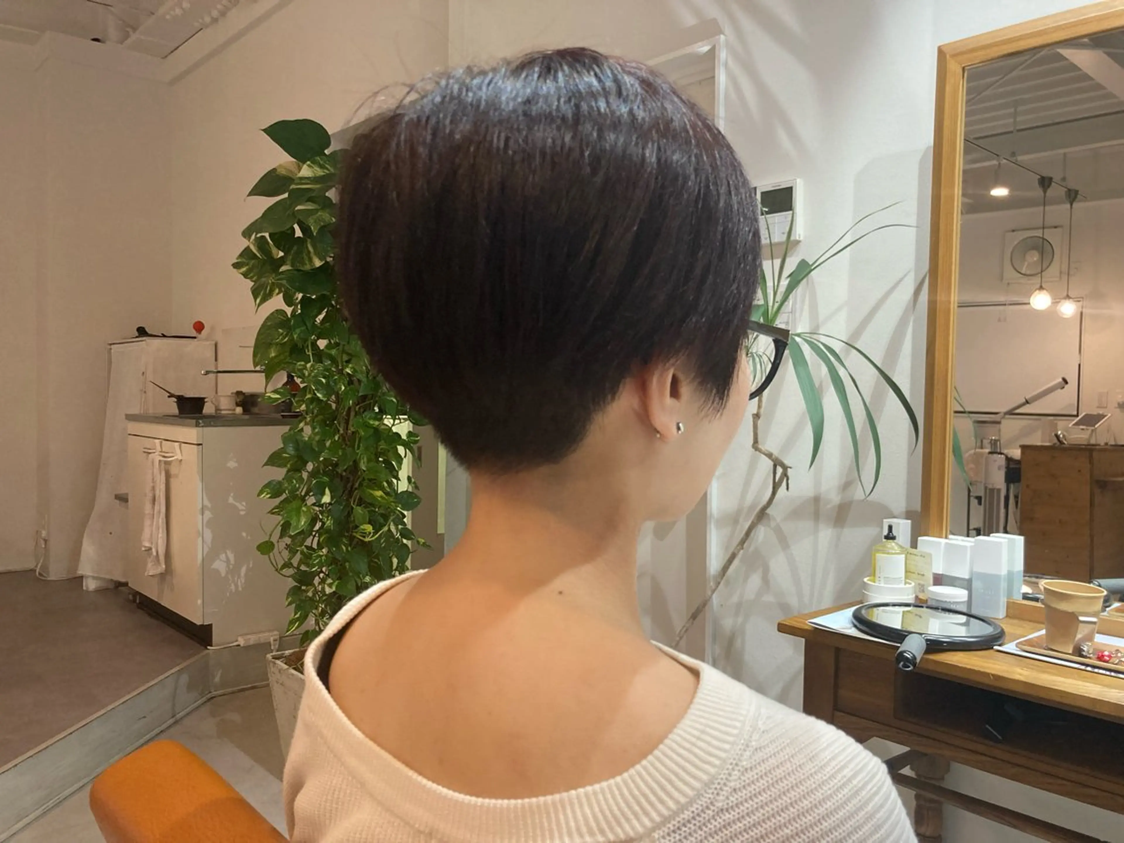 ショート カット ヘアカラー 丹下 鐘太郎のヘアスタイル