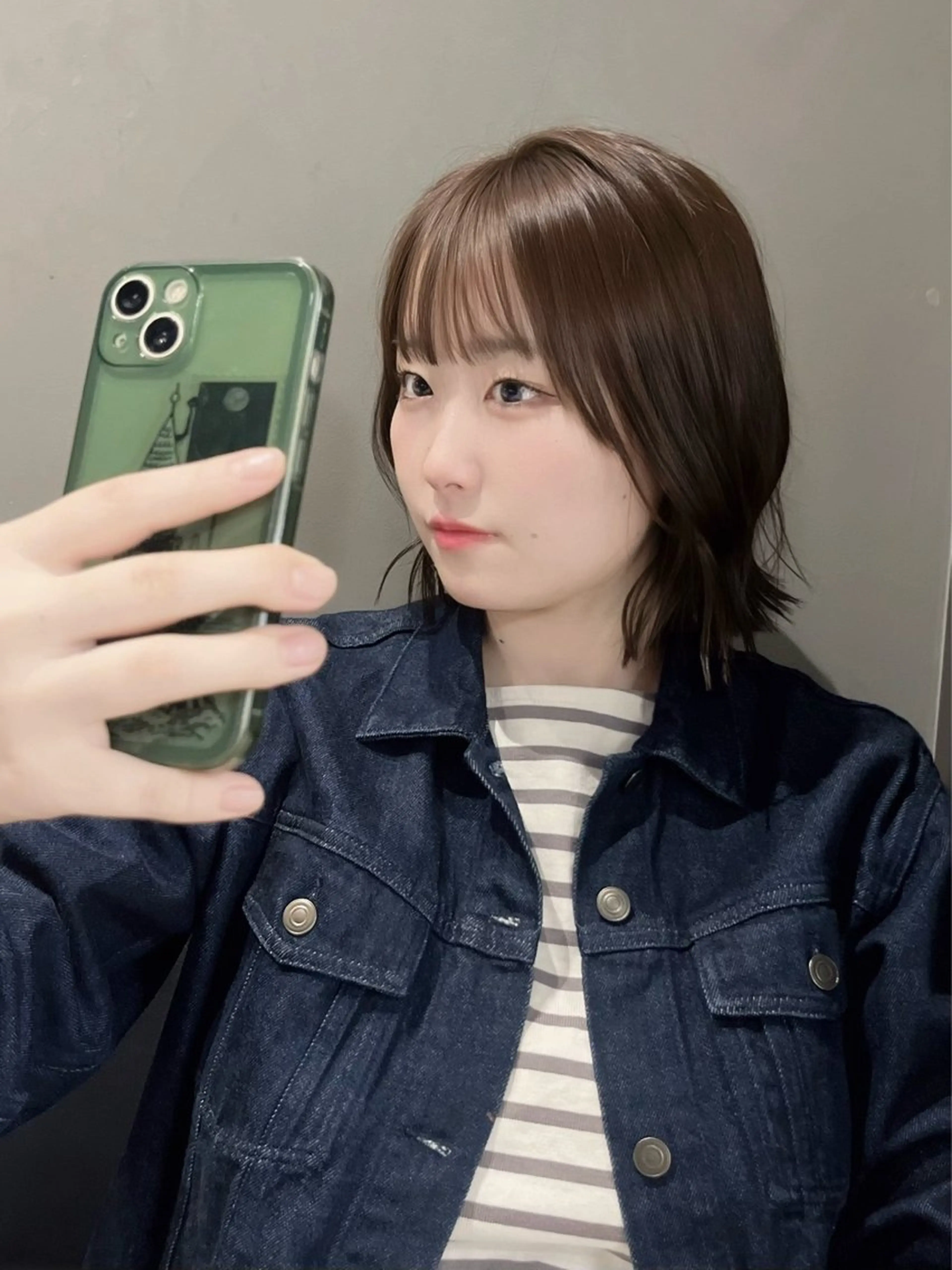 ショート MAO🖤レイヤー ／髪質改善カラーのヘアスタイル