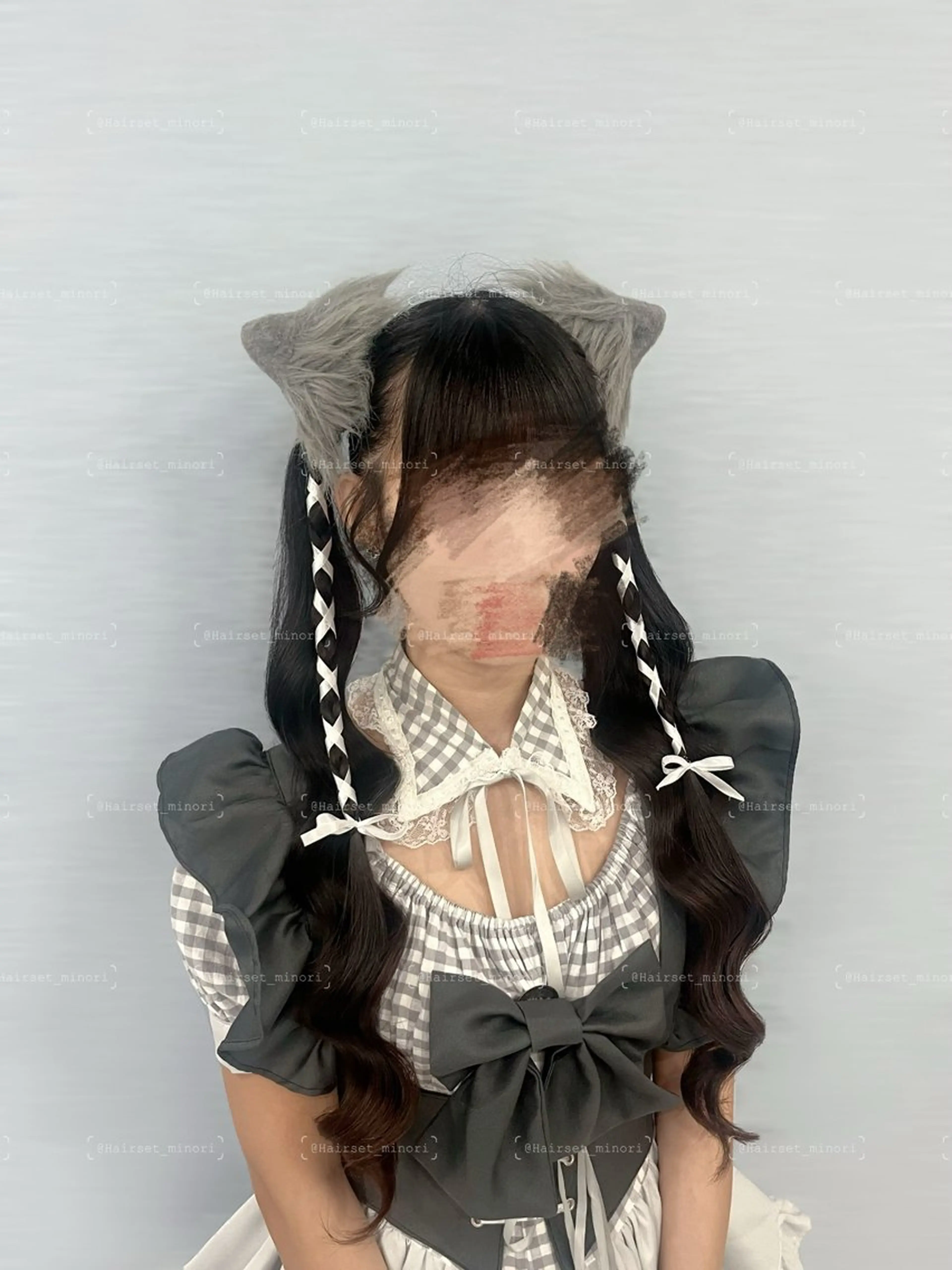 ロング ヘアアレンジ ツインテール ヨシンモリ ヘアセット Hairset minoriのヘアスタイル