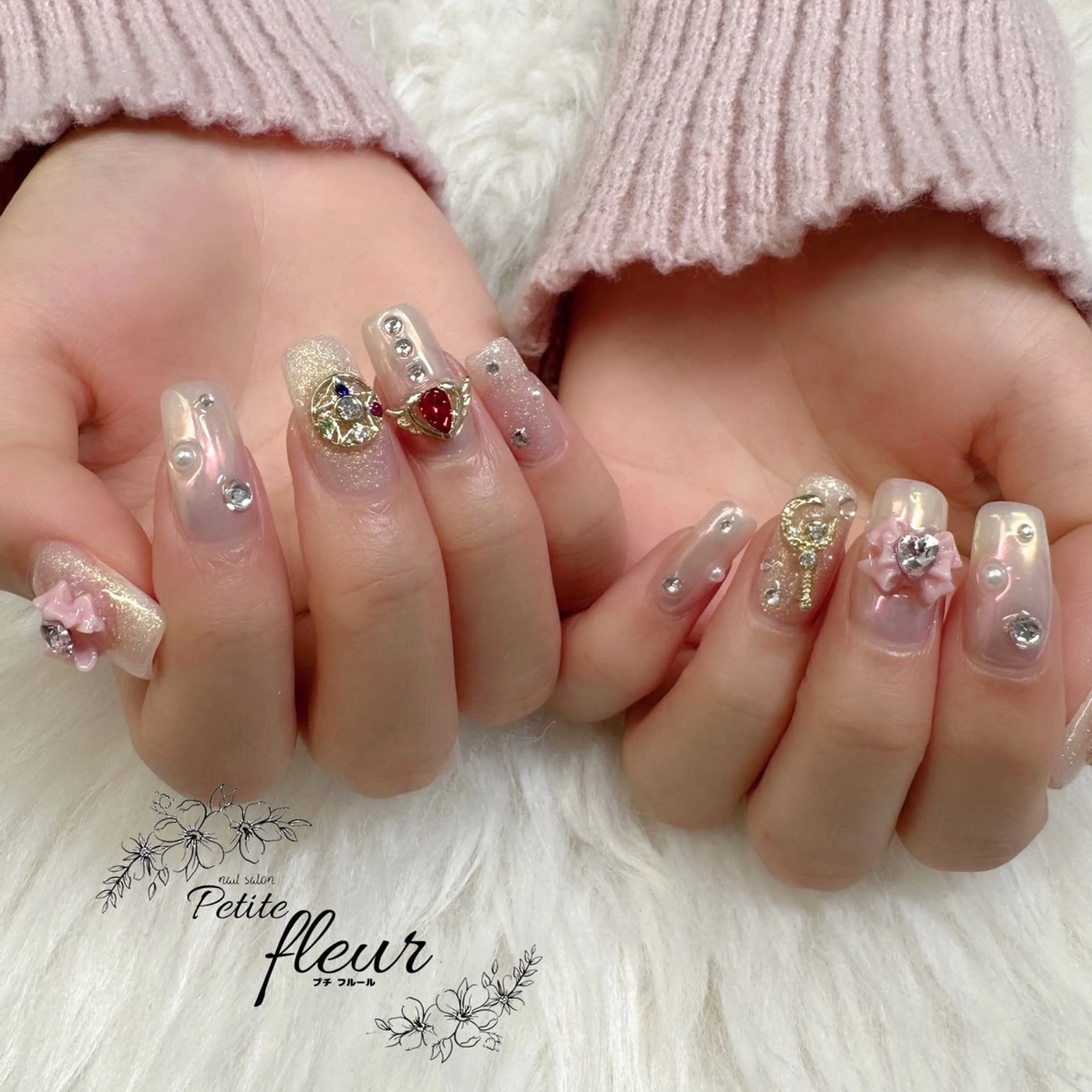 ネイル ❁⃘*。Petite fleur❁⃘*りさのネイルデザイン