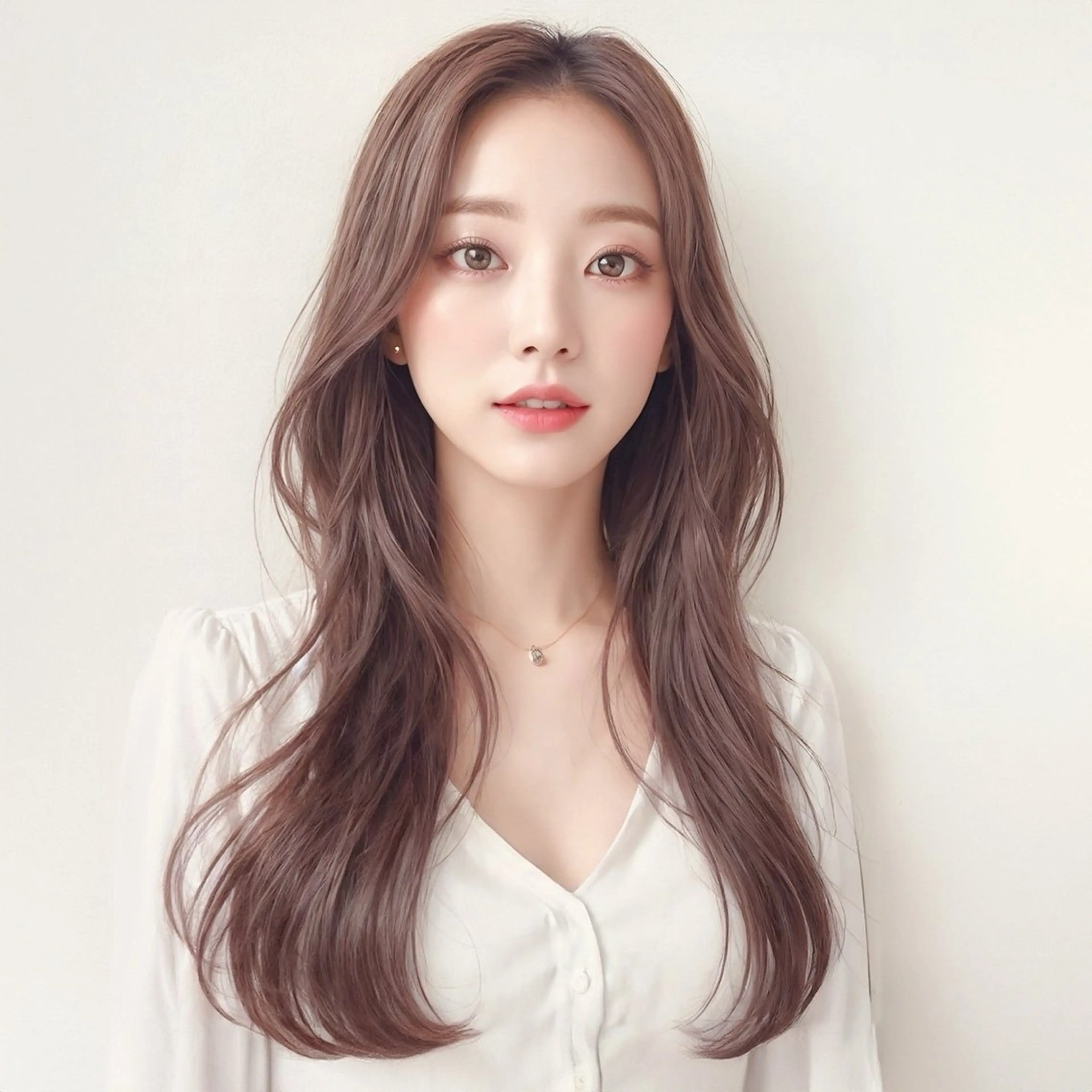 ロング ヘアカラー トリートメント 櫟本 来夢のヘアスタイル