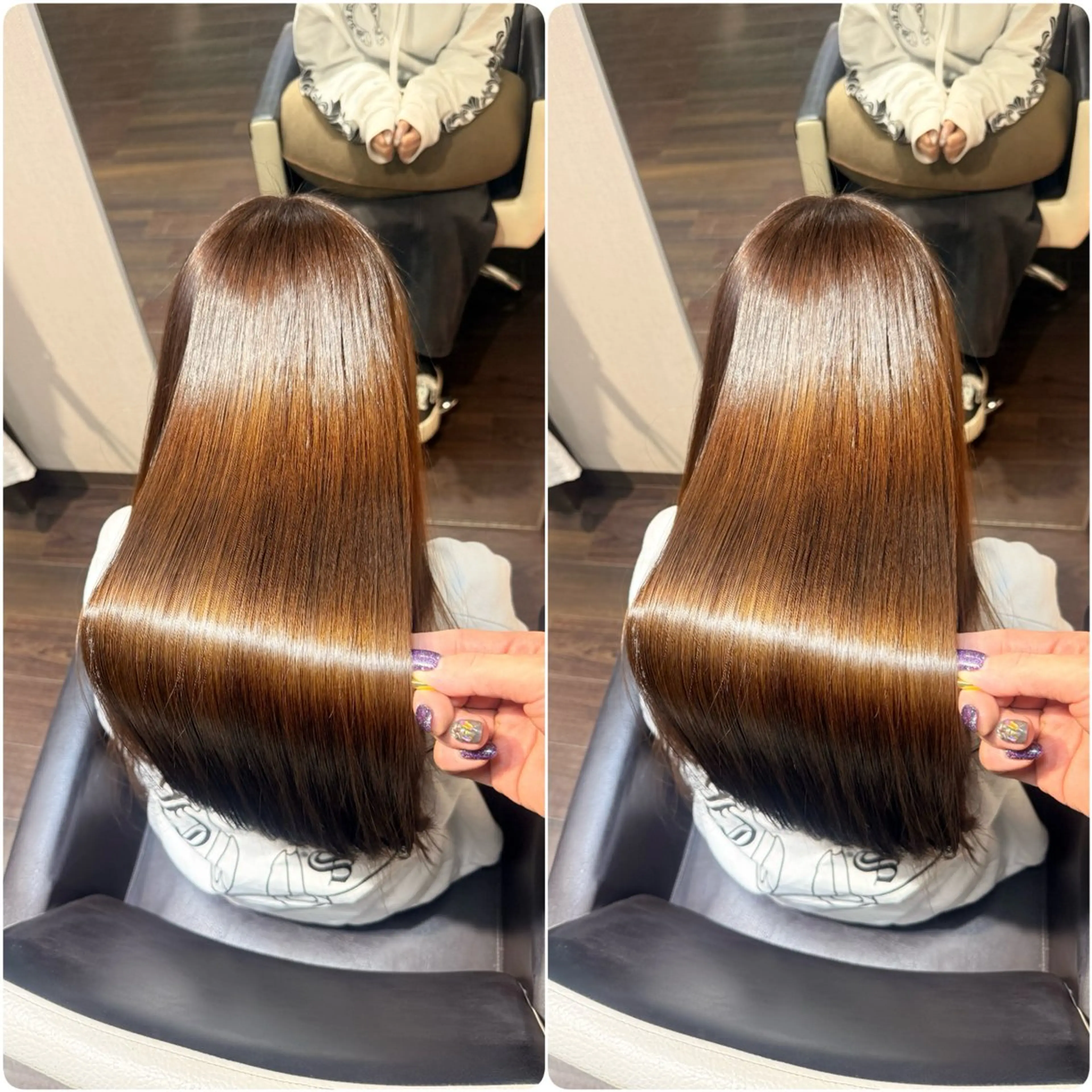 ロング カラー カット ヘアカラー トリートメント ヘッドスパ youres hair 髪質改善トリートメント&ヘッドスパ 新宿EAST所属・🌹ULTOWA🌹 髪質改善/縮毛/店長のヘアスタイル