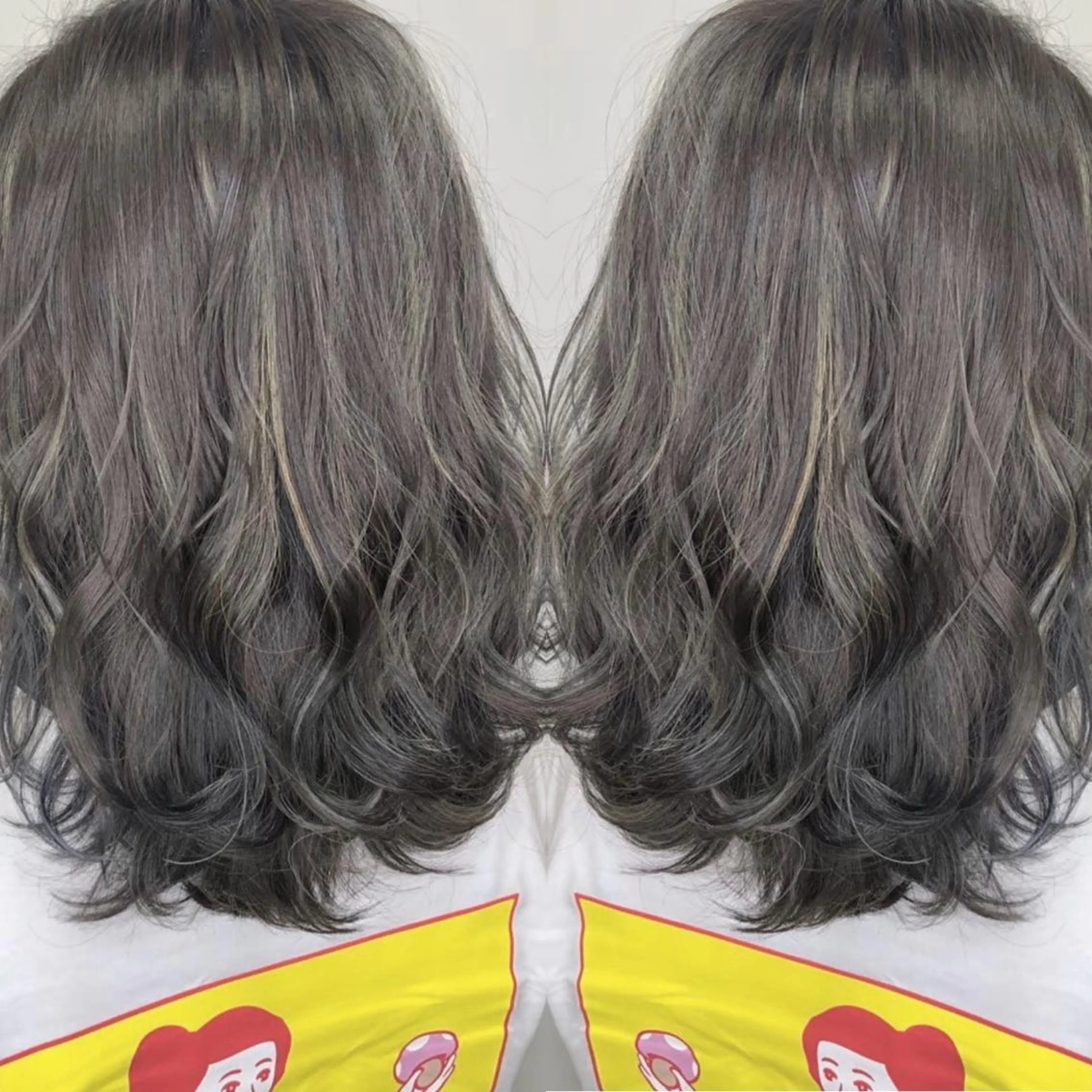 ミディアム 🫧艶髪カラー🫧 森本くるみのヘアスタイル