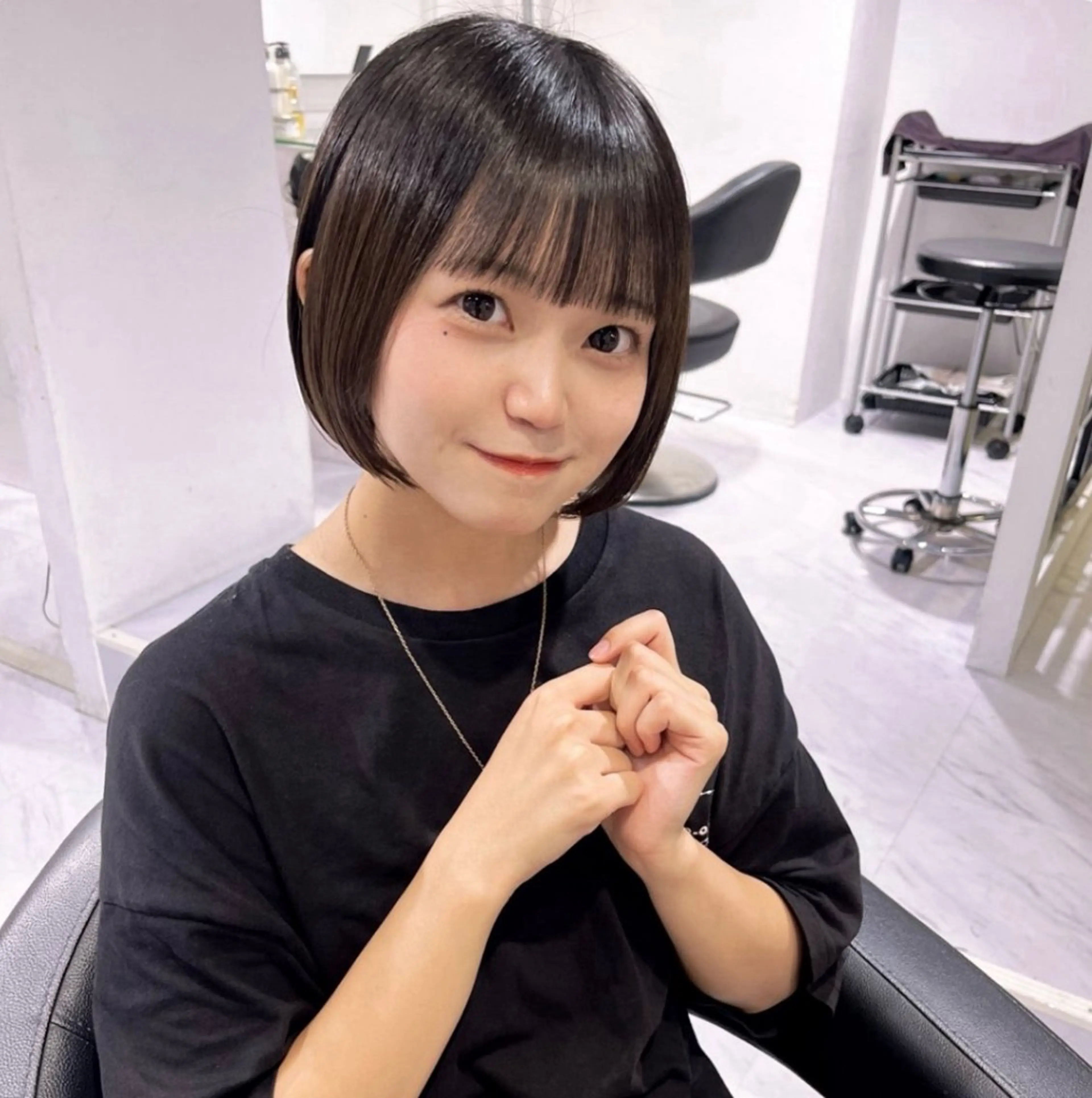 カラー 🫧うる艶トレンド 🫧透明感カラーのヘアスタイル