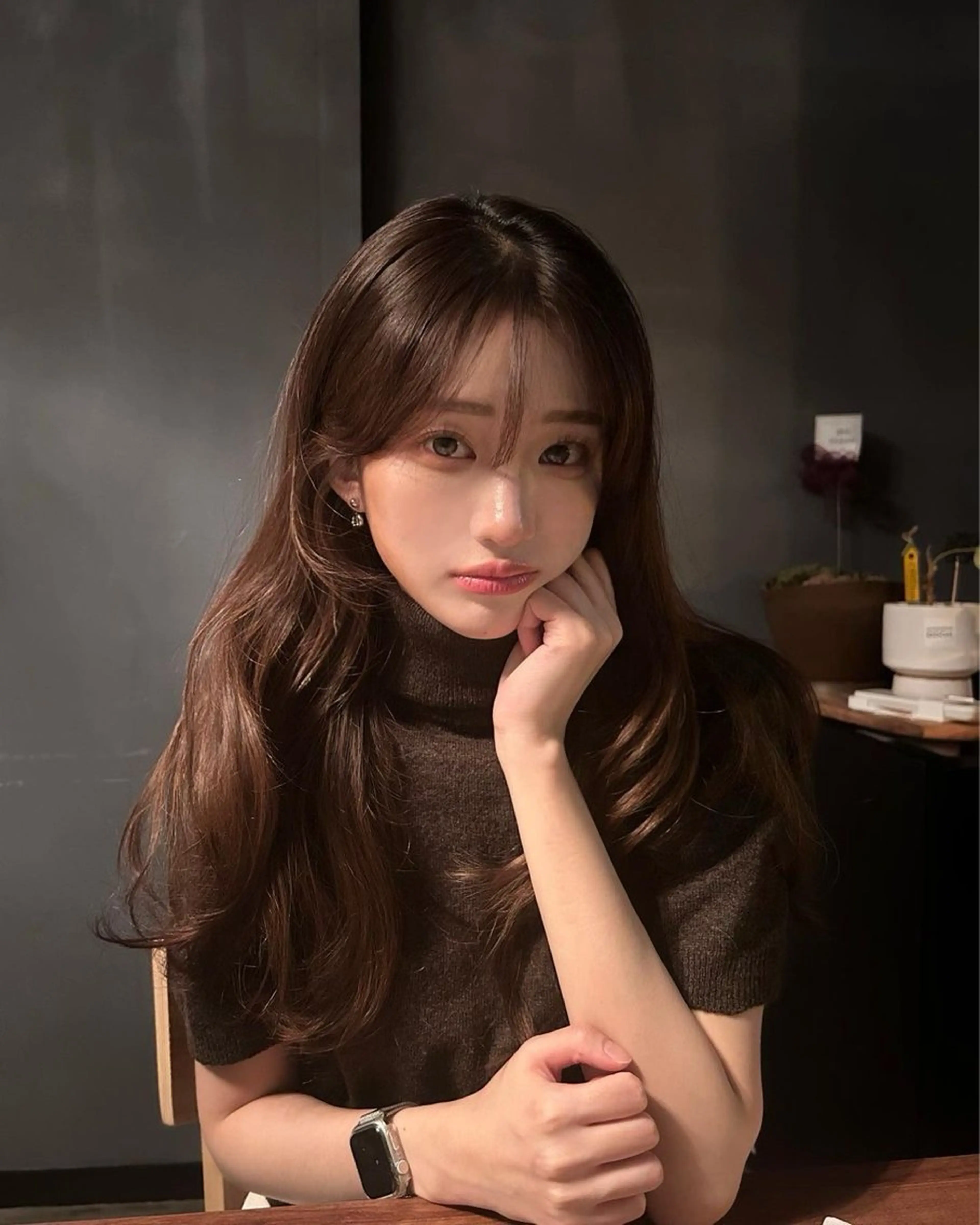 ミディアム ヘアカラー トリートメント ヘッドスパ 上品🤍韓国レイヤー /透明感🤍FUGAのヘアスタイル